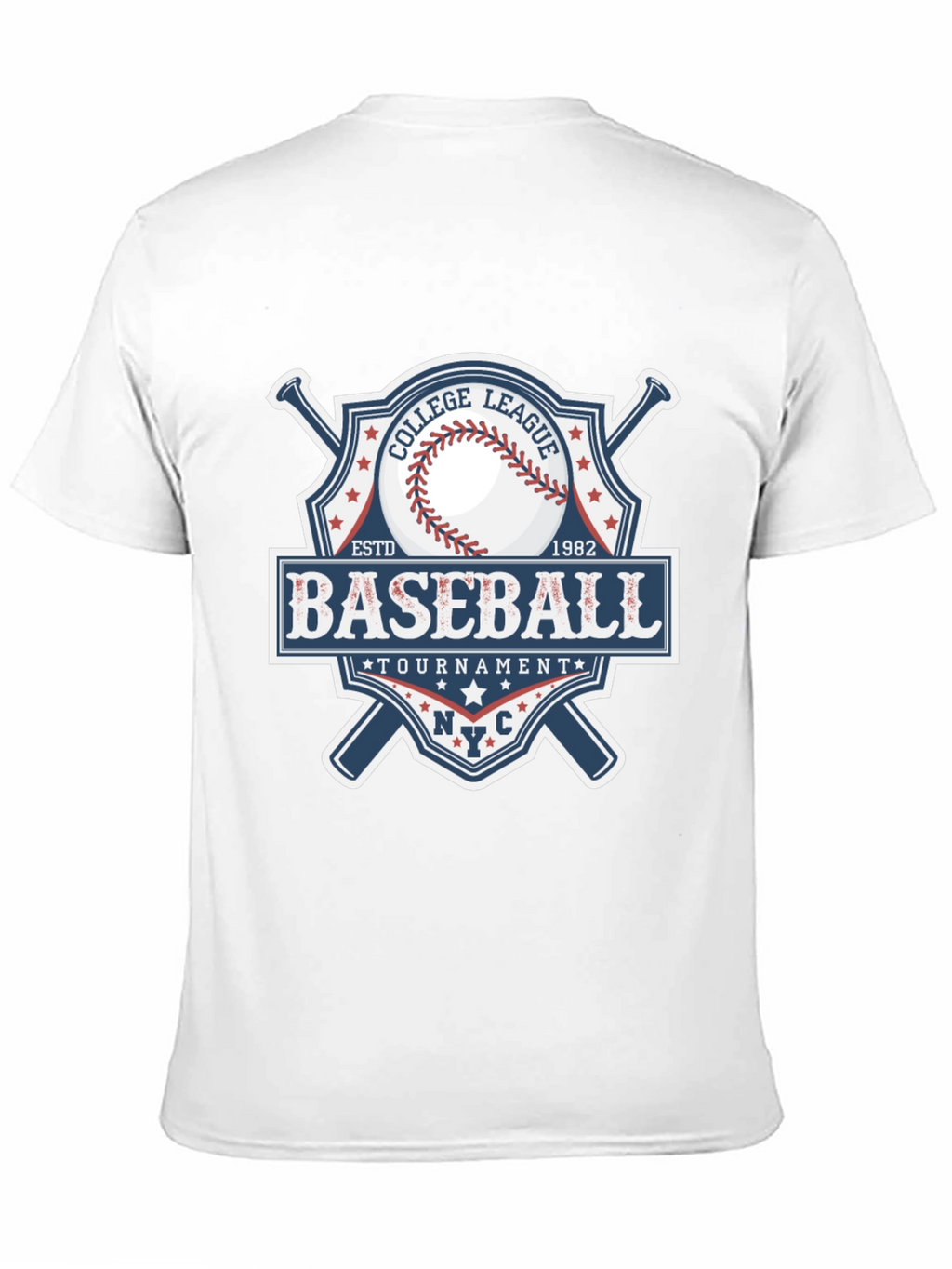 Baseball College League Tournament T-Shirt