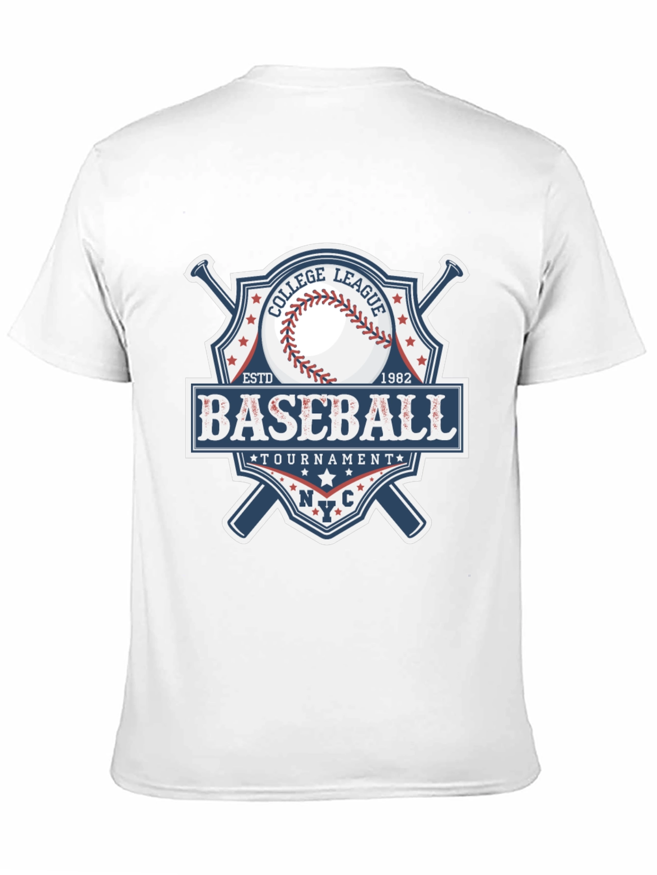 Baseball College League Tournament T-Shirt