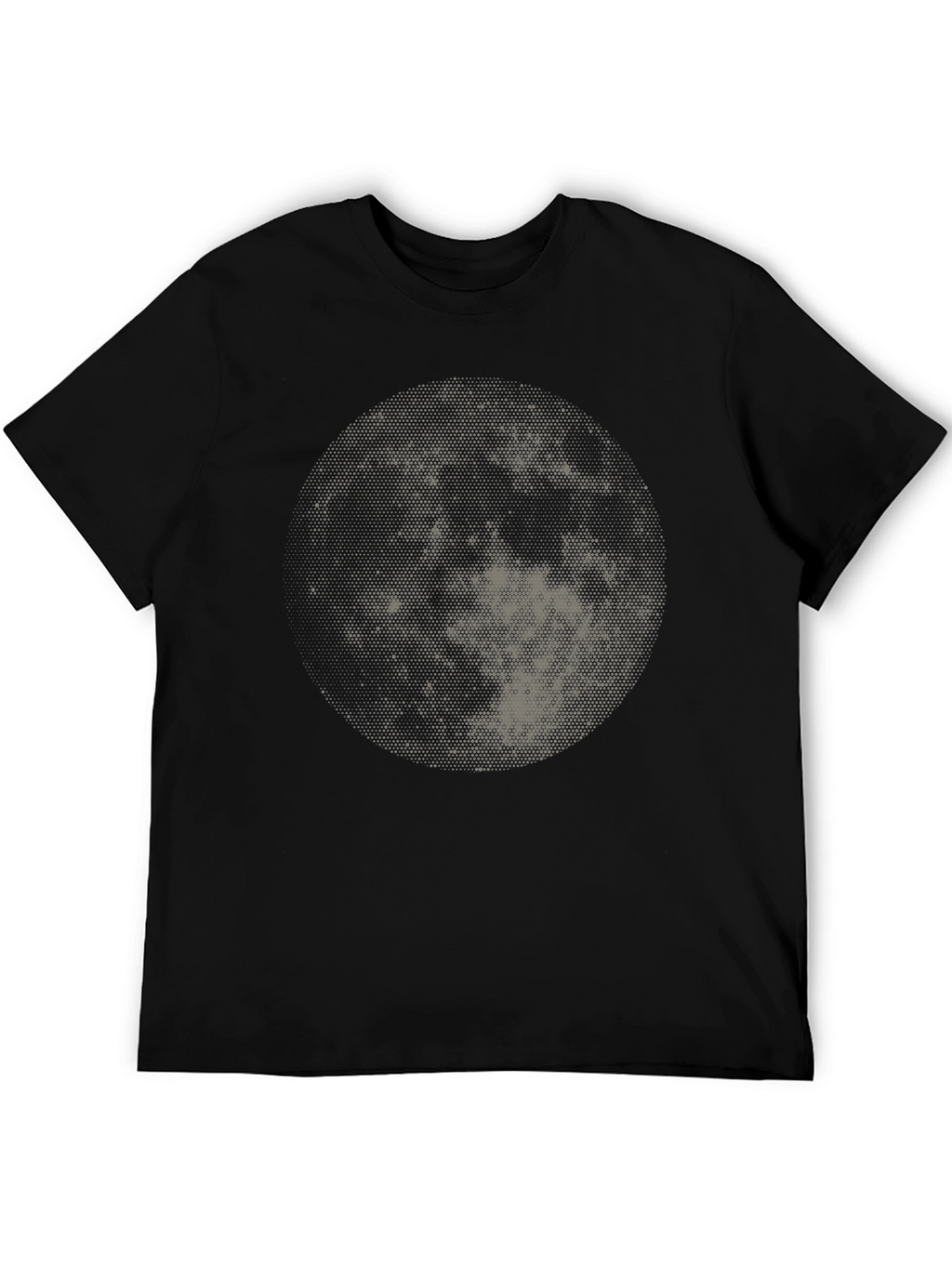 Moon Graphic Black T-Shirt