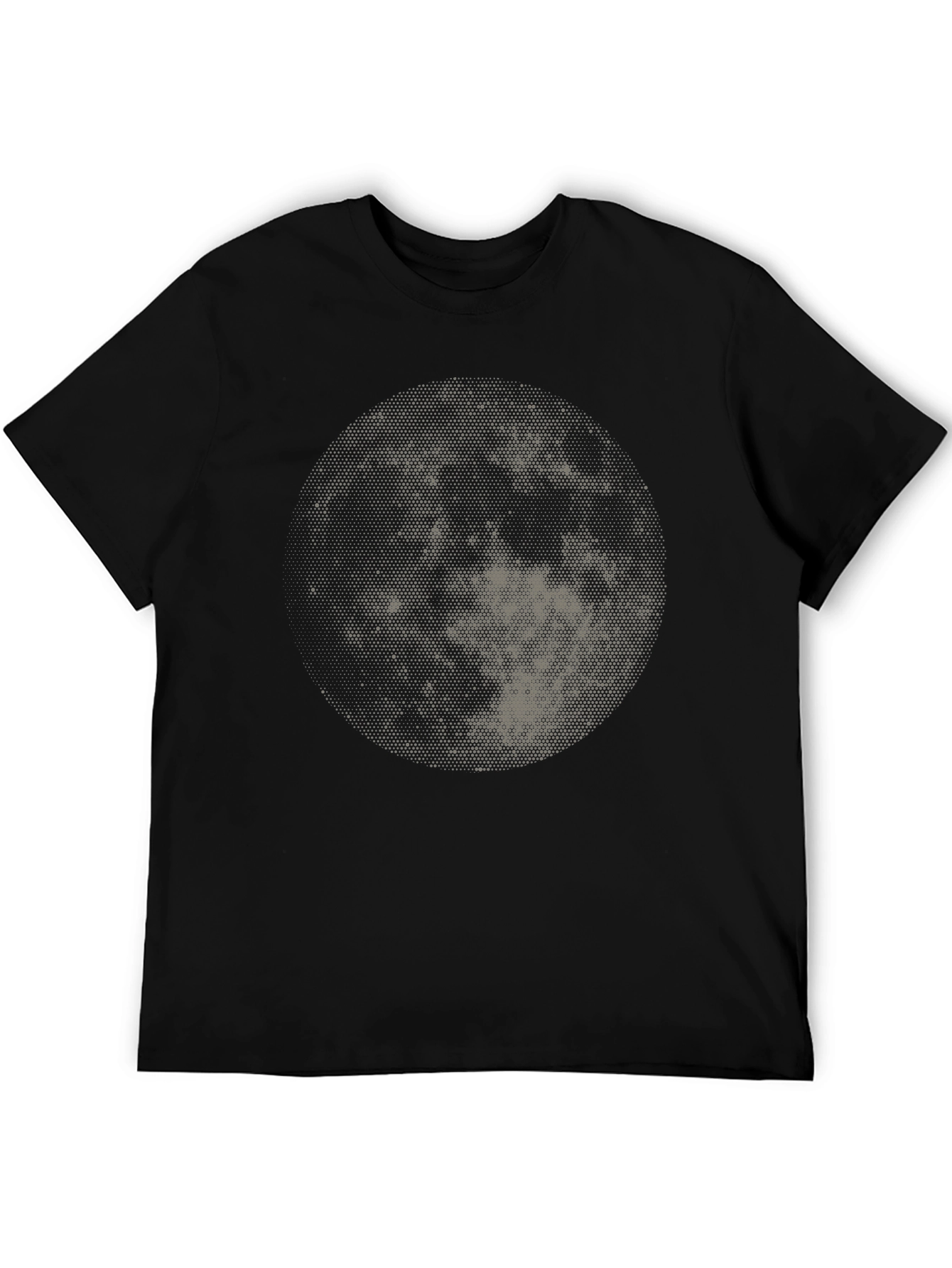 Moon Graphic Black T-Shirt