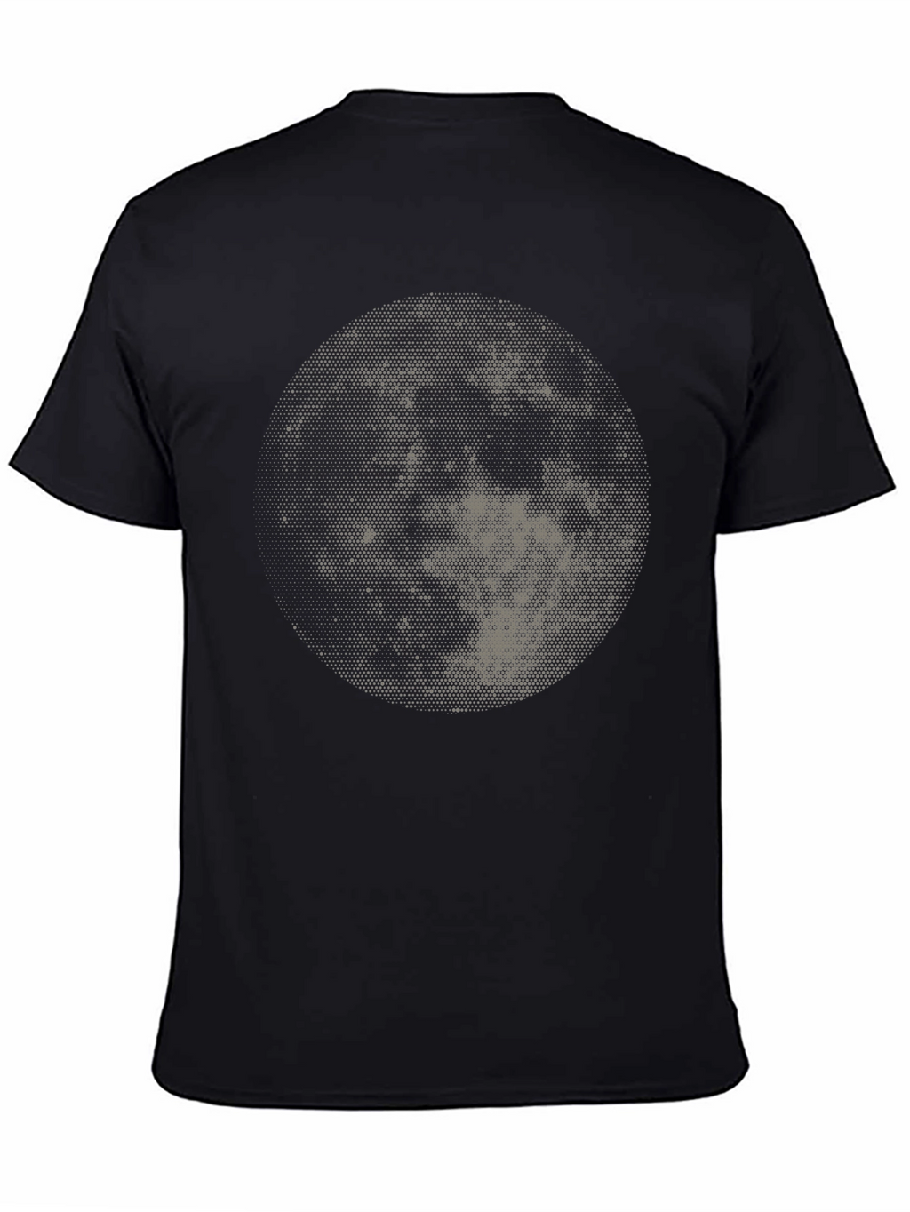 Moon Graphic Black T-Shirt