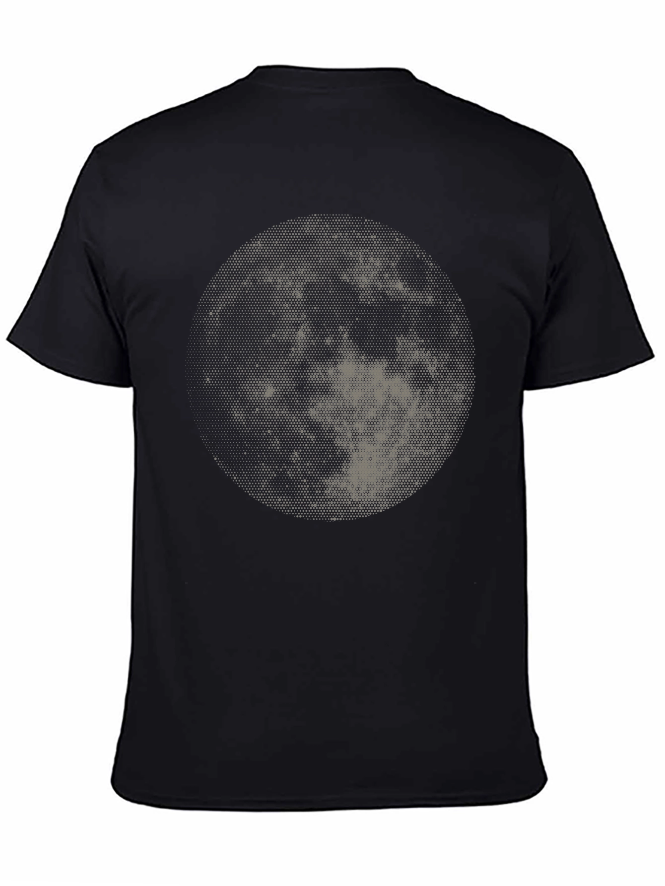 Moon Graphic Black T-Shirt