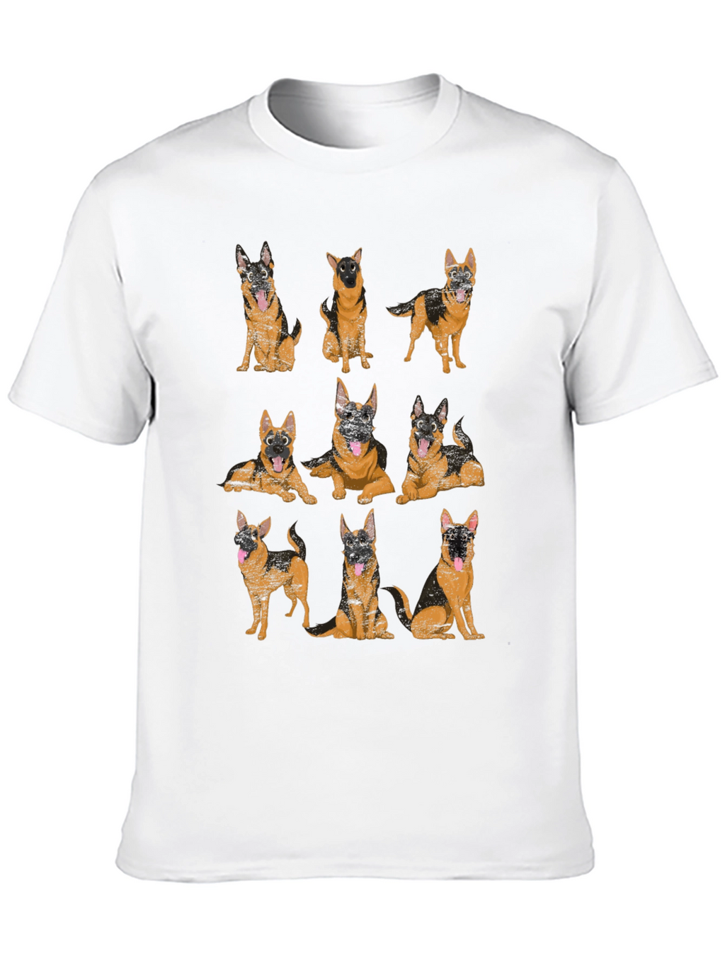 German Shepherd Dog T-Shirt - Unisex Black Tee