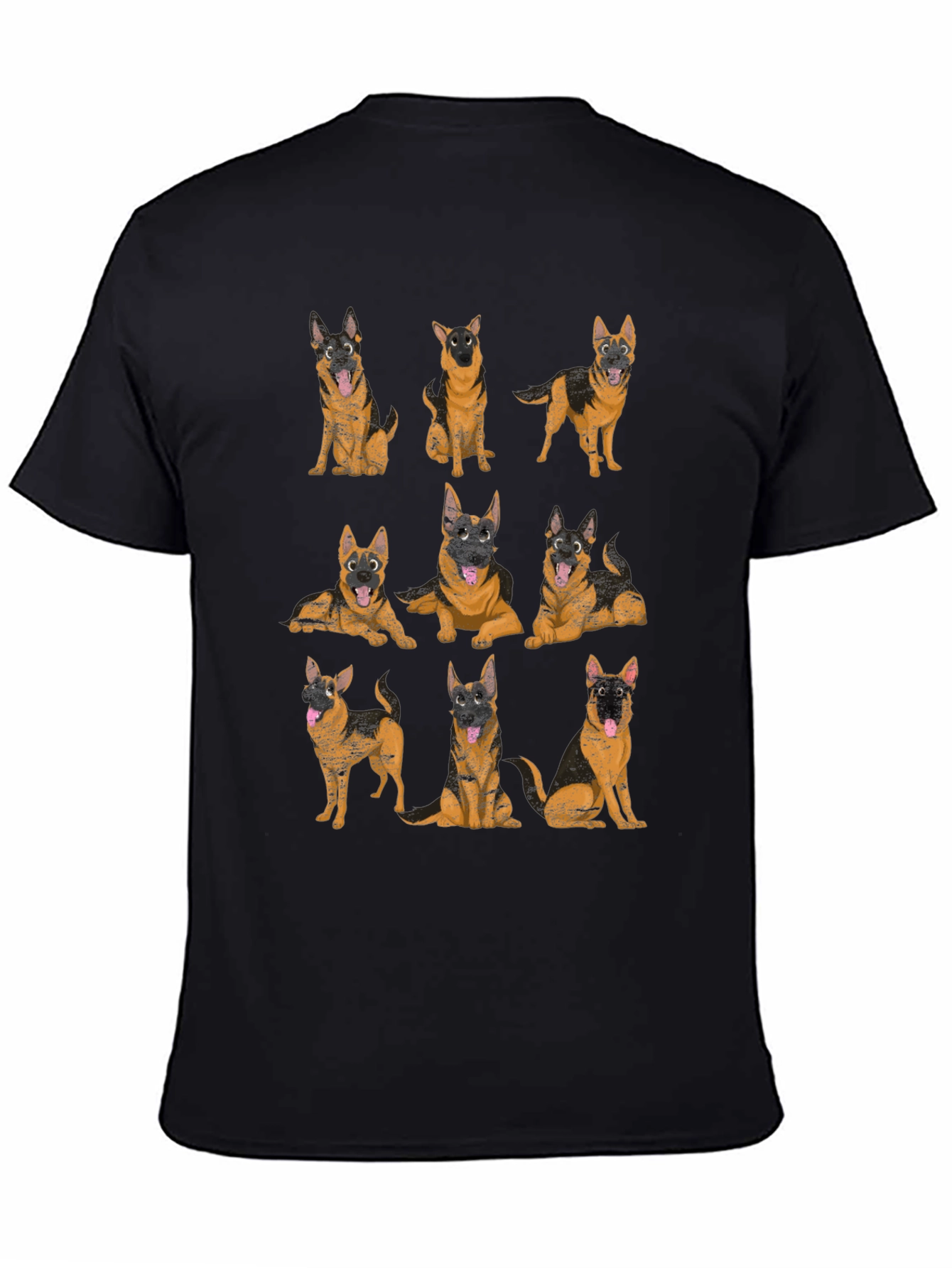 German Shepherd Dog T-Shirt - Unisex Black Tee