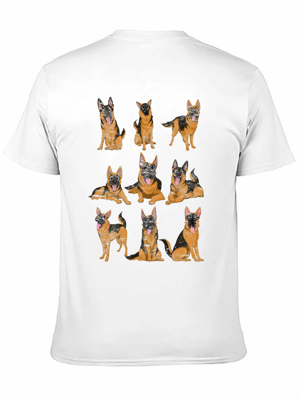 German Shepherd Dog T-Shirt - Unisex Black Tee