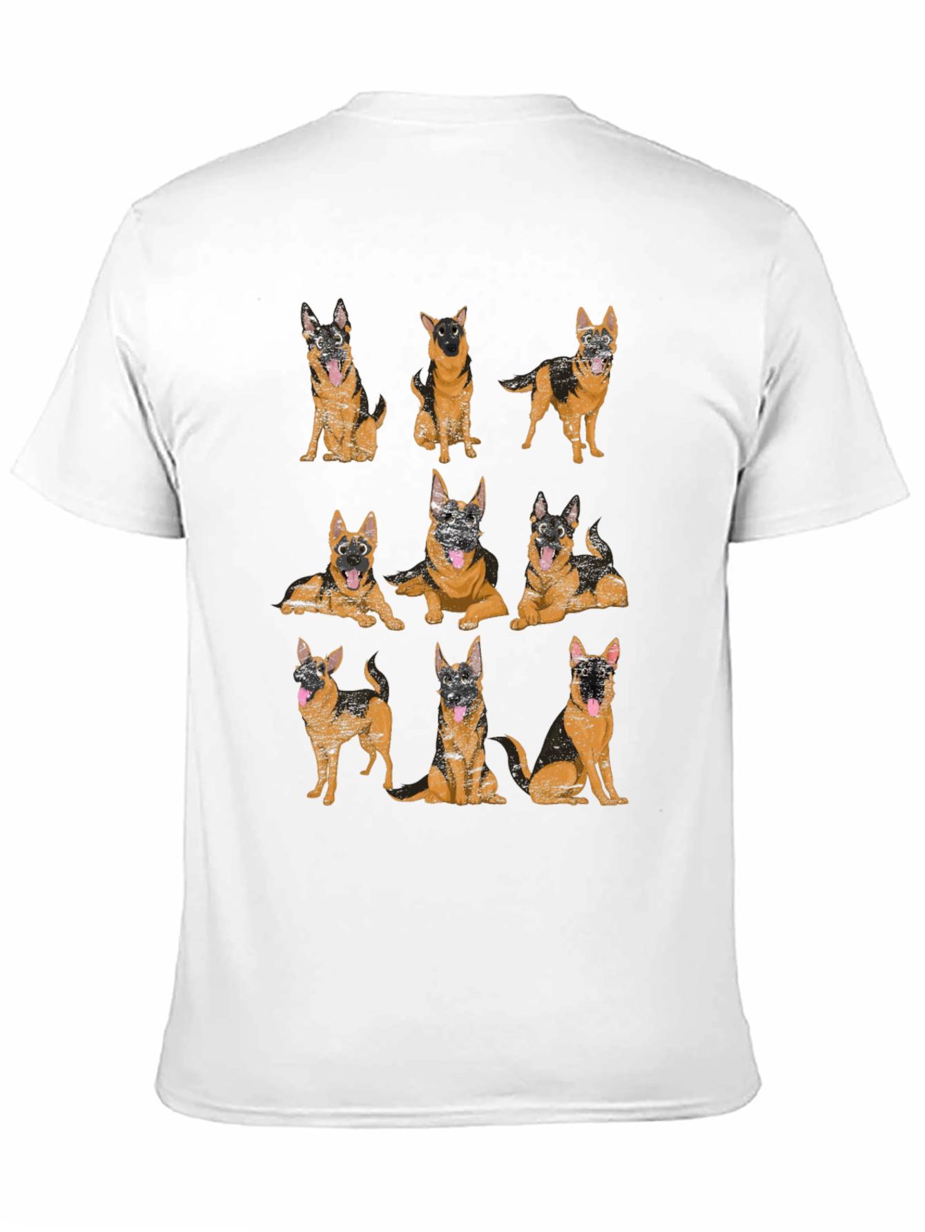 German Shepherd Dog T-Shirt - Unisex Black Tee