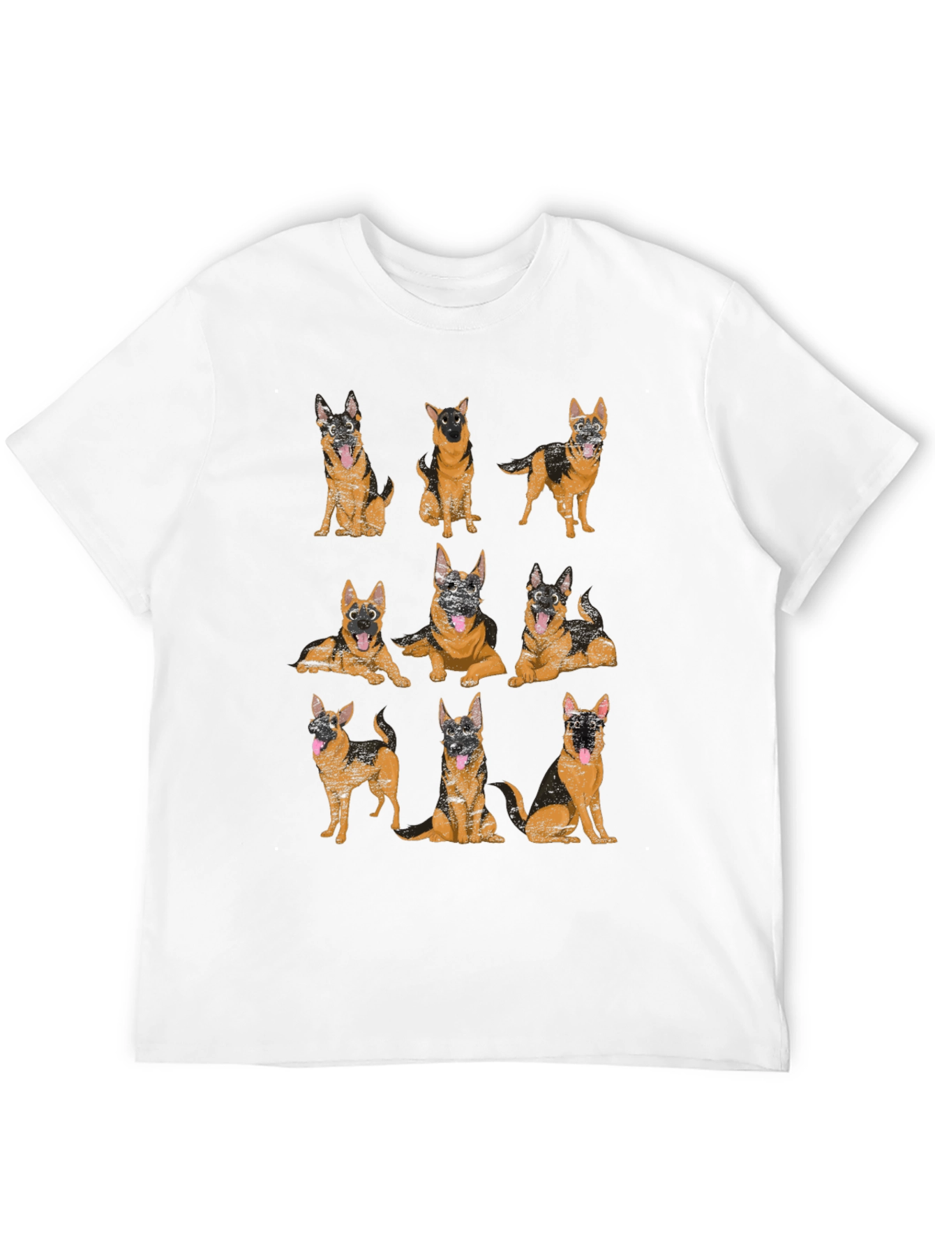 German Shepherd Dog T-Shirt - Unisex Black Tee