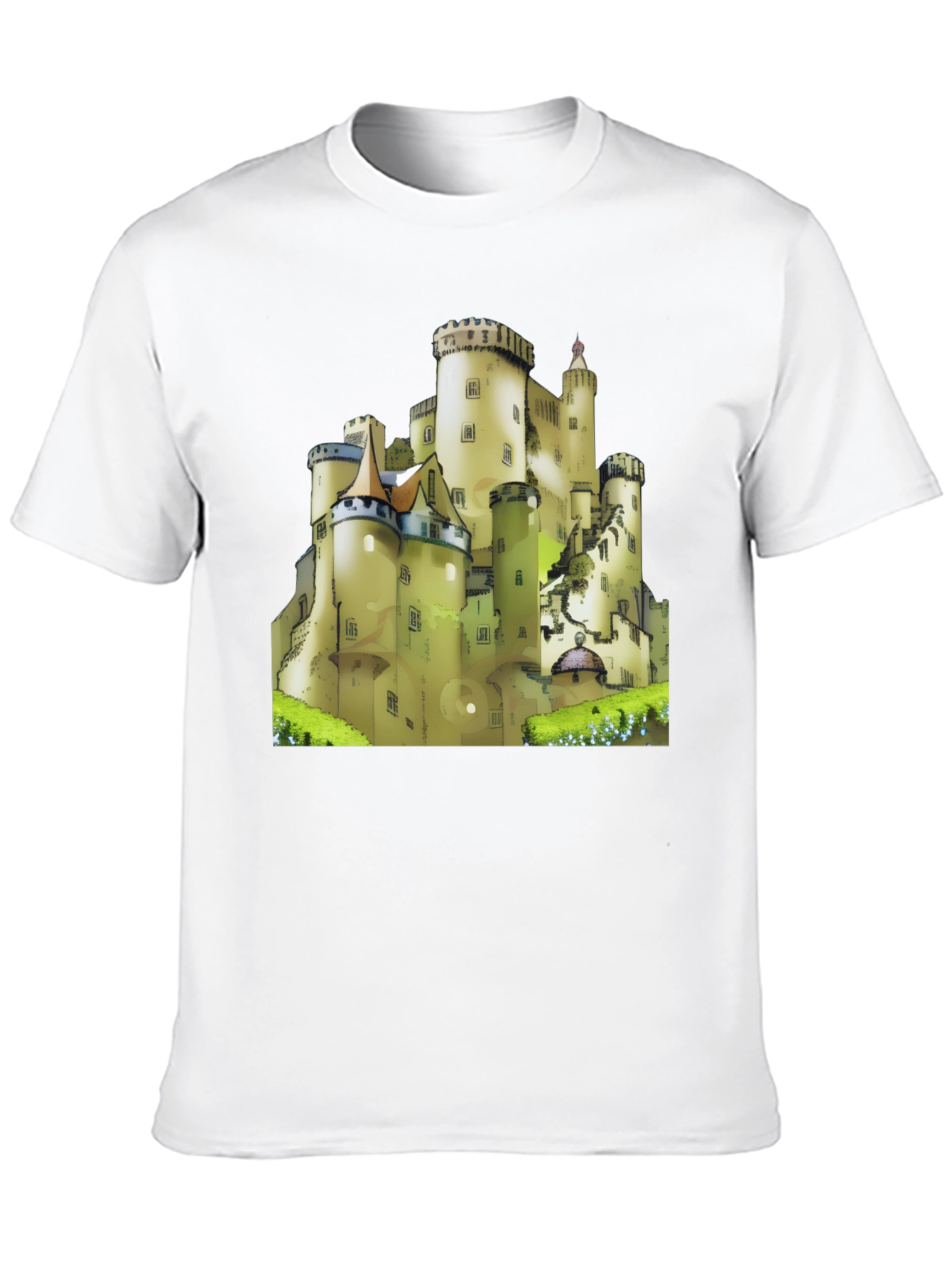 Castle Graphic Tee - Medieval Fantasy Shirt
