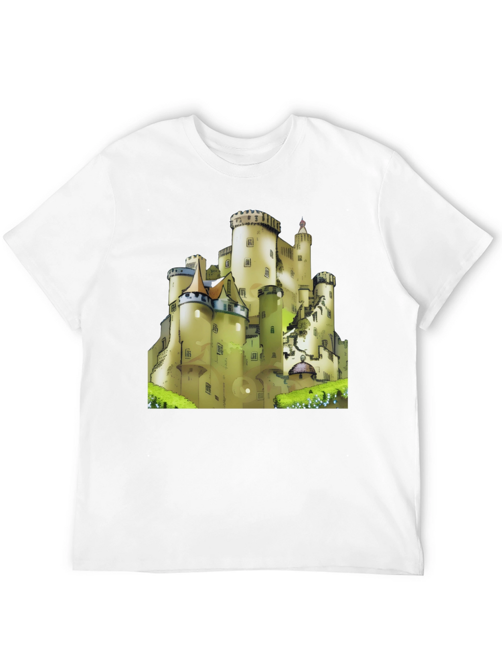 Castle Graphic Tee - Medieval Fantasy Shirt