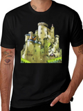 Castle Graphic Tee - Medieval Fantasy Shirt