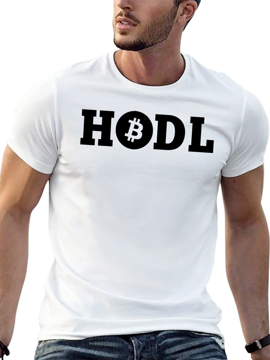 HODL Bitcoin Crypto T-Shirt - Black