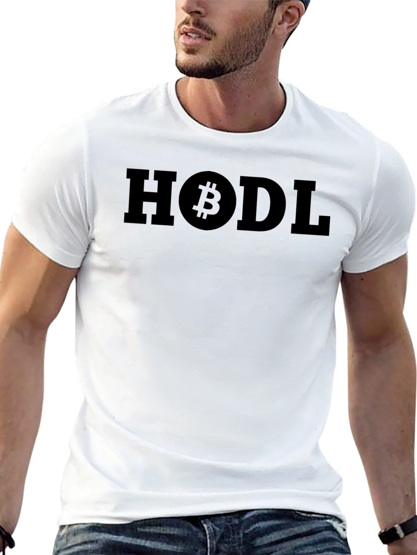 HODL Bitcoin Crypto T-Shirt - Black