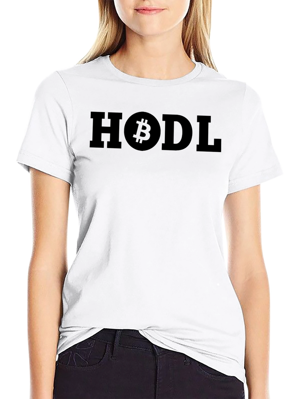 HODL Bitcoin Crypto T-Shirt - Black