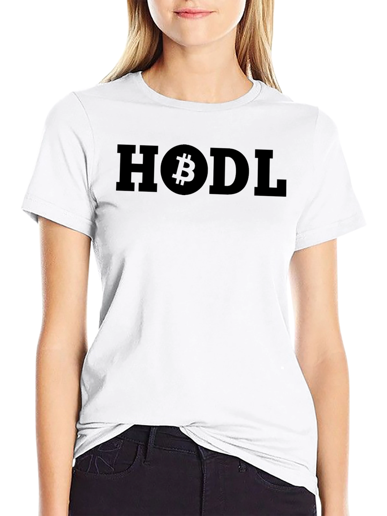 HODL Bitcoin Crypto T-Shirt - Black