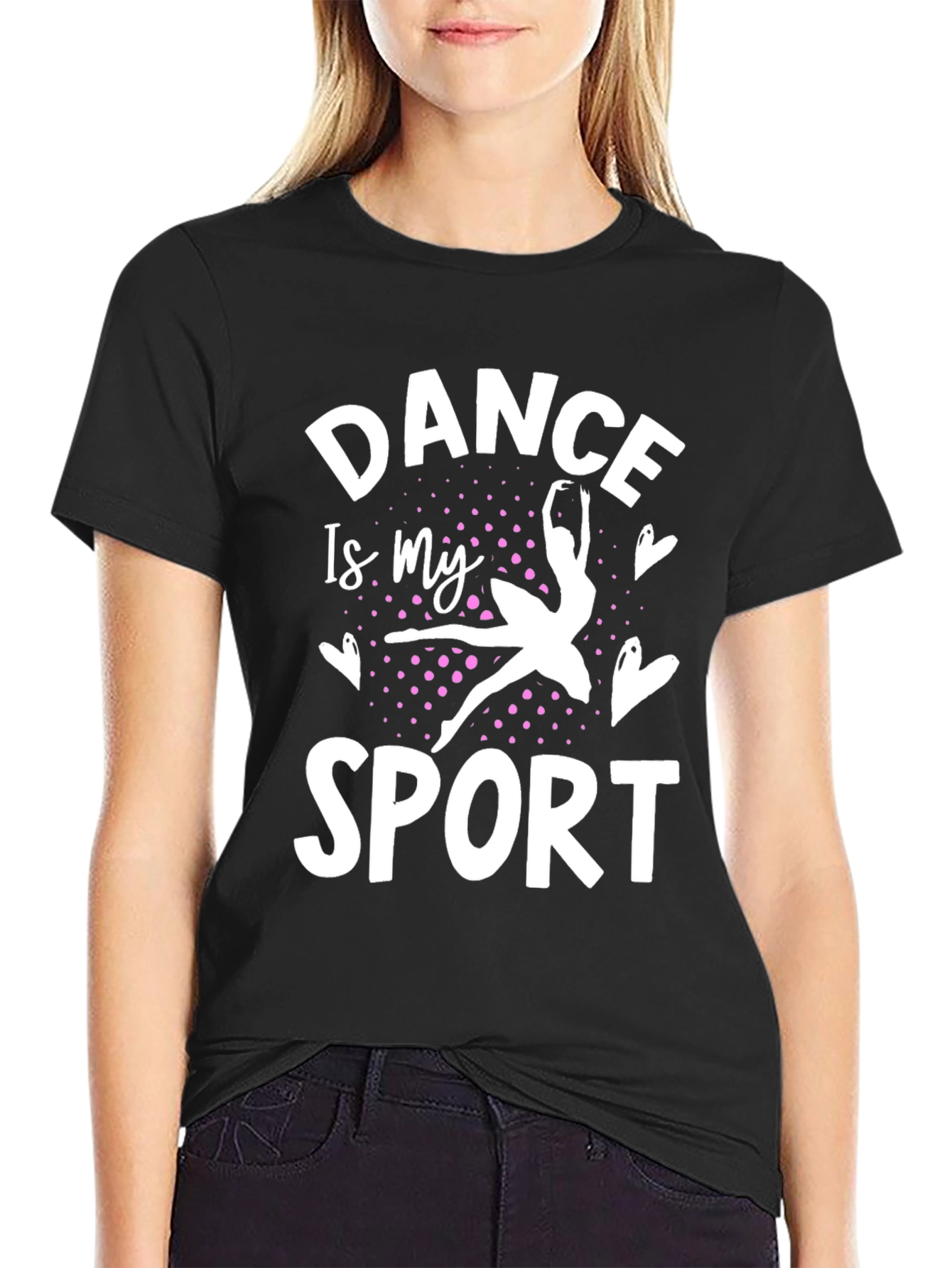 Dance is My Sport T-Shirt - Black Graphic Tee