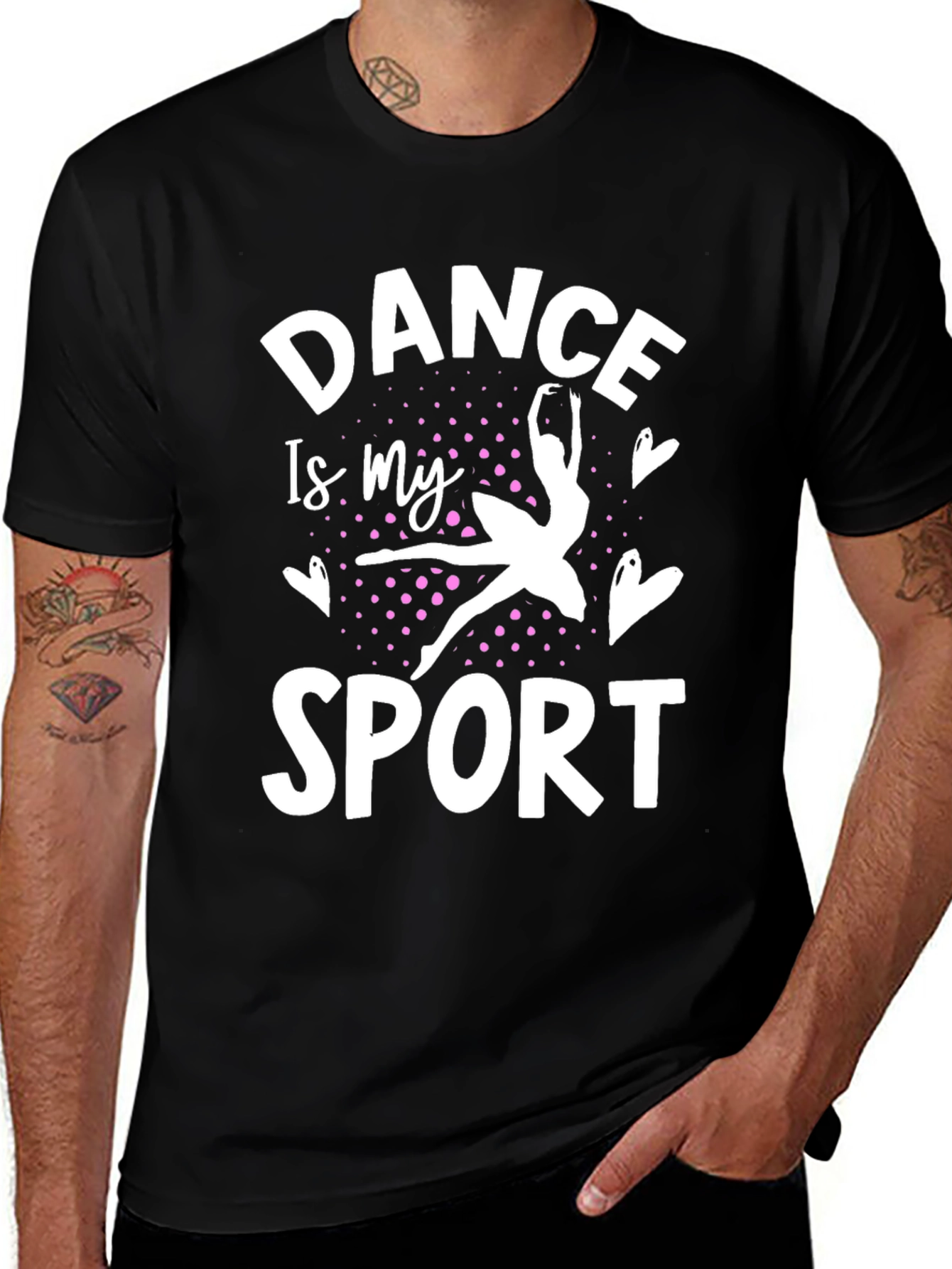 Dance is My Sport T-Shirt - Black Graphic Tee
