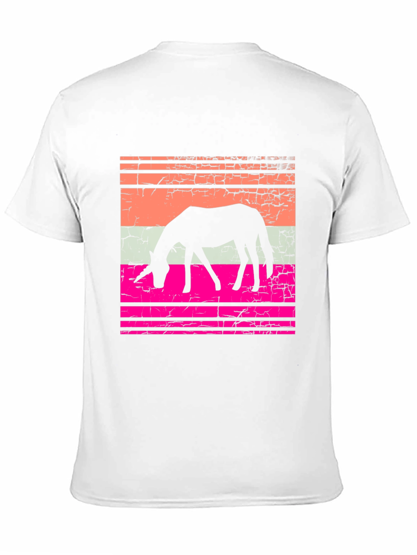 Retro Unicorn Graphic T-Shirt - Black