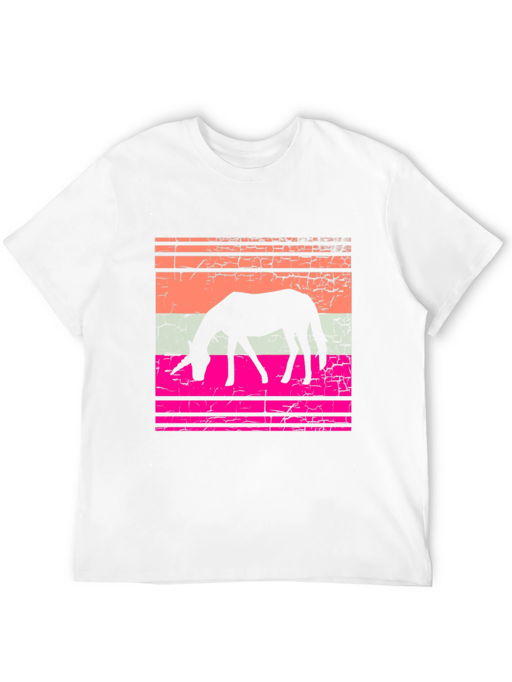 Retro Unicorn Graphic T-Shirt - Black