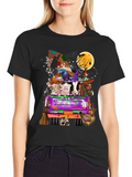 Halloween Animals Truck T-Shirt