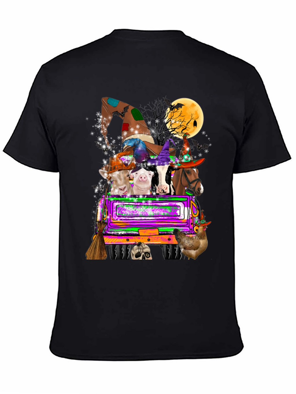 Halloween Animals Truck T-Shirt