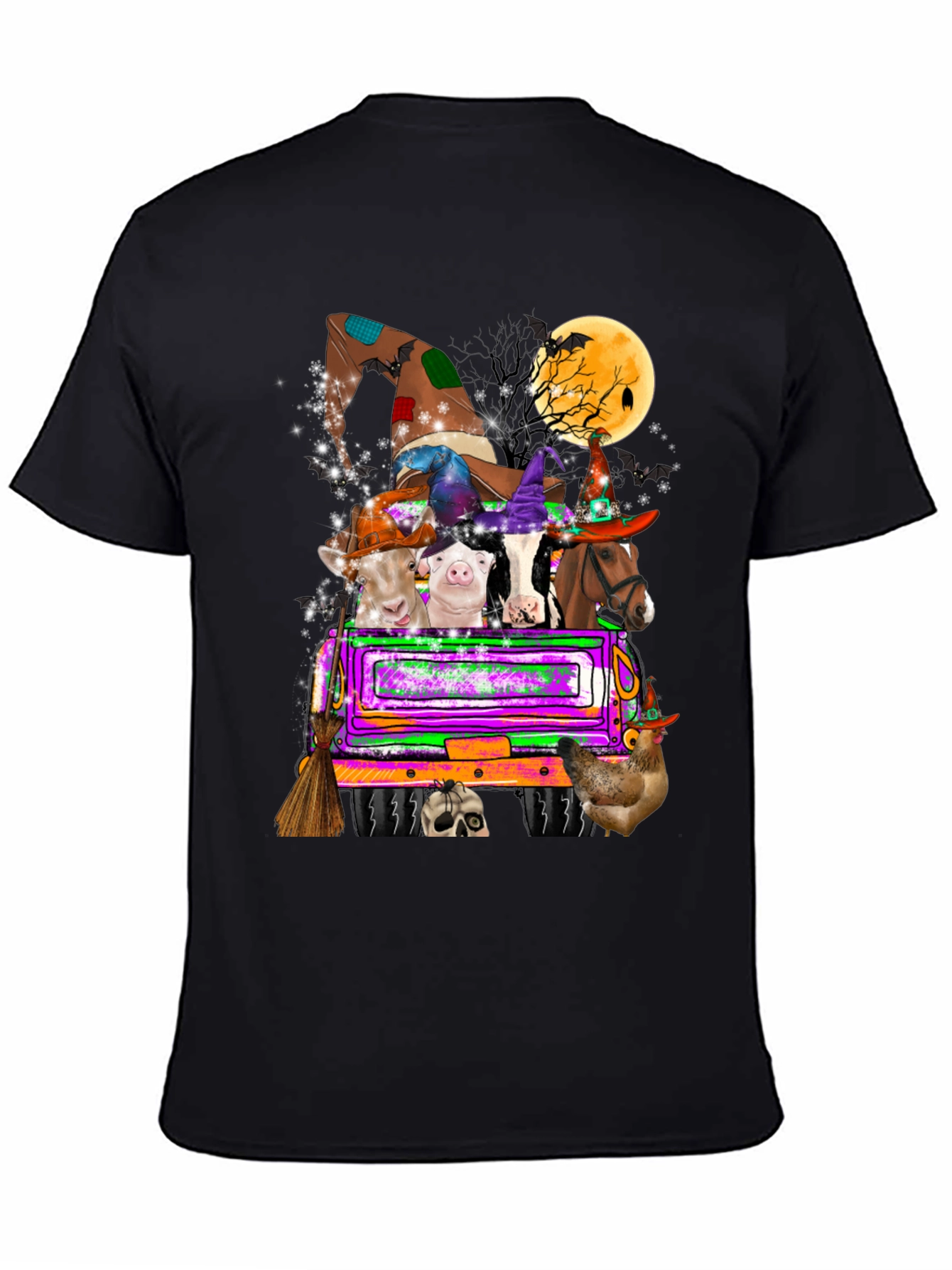 Halloween Animals Truck T-Shirt