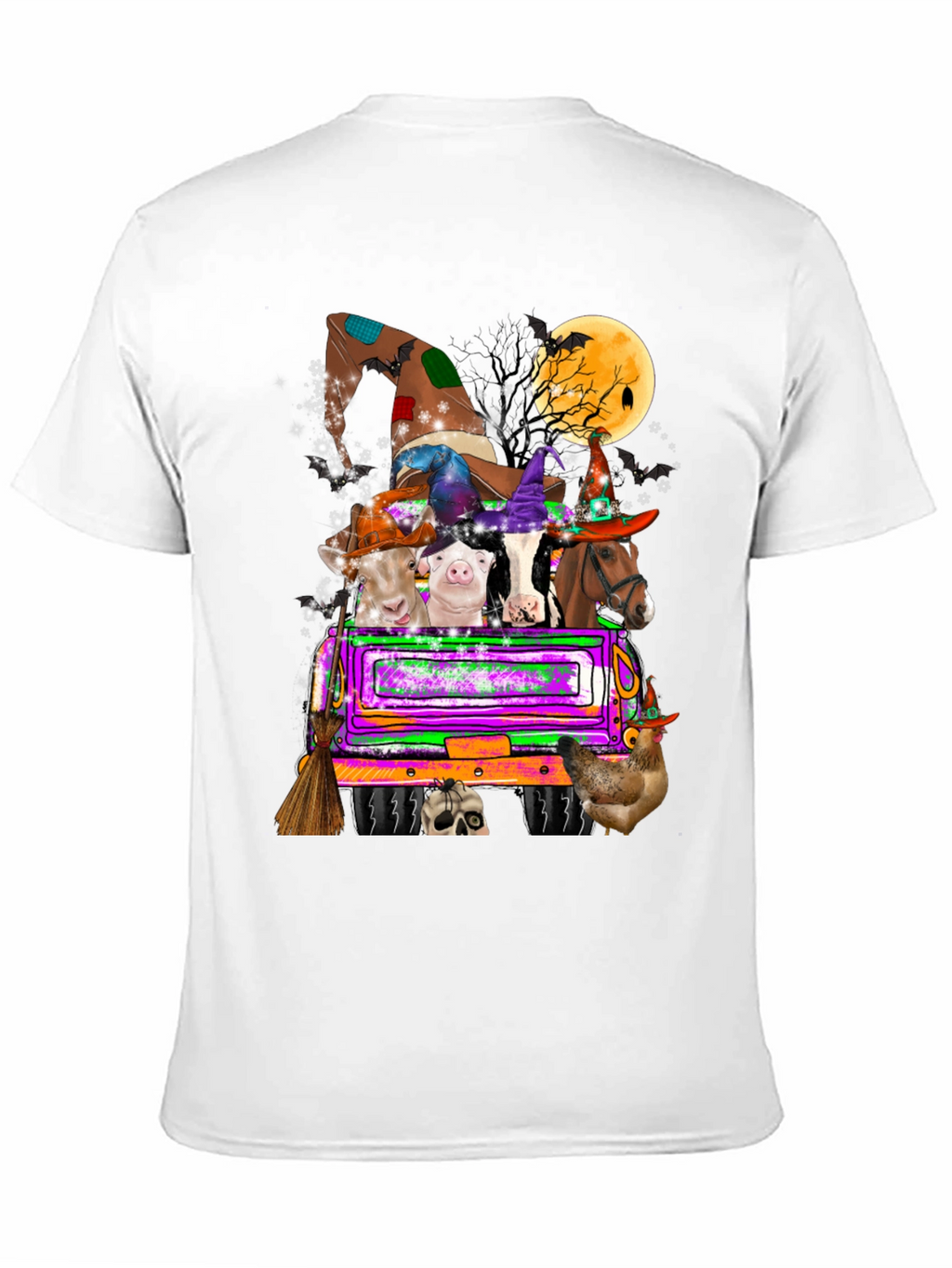 Halloween Animals Truck T-Shirt