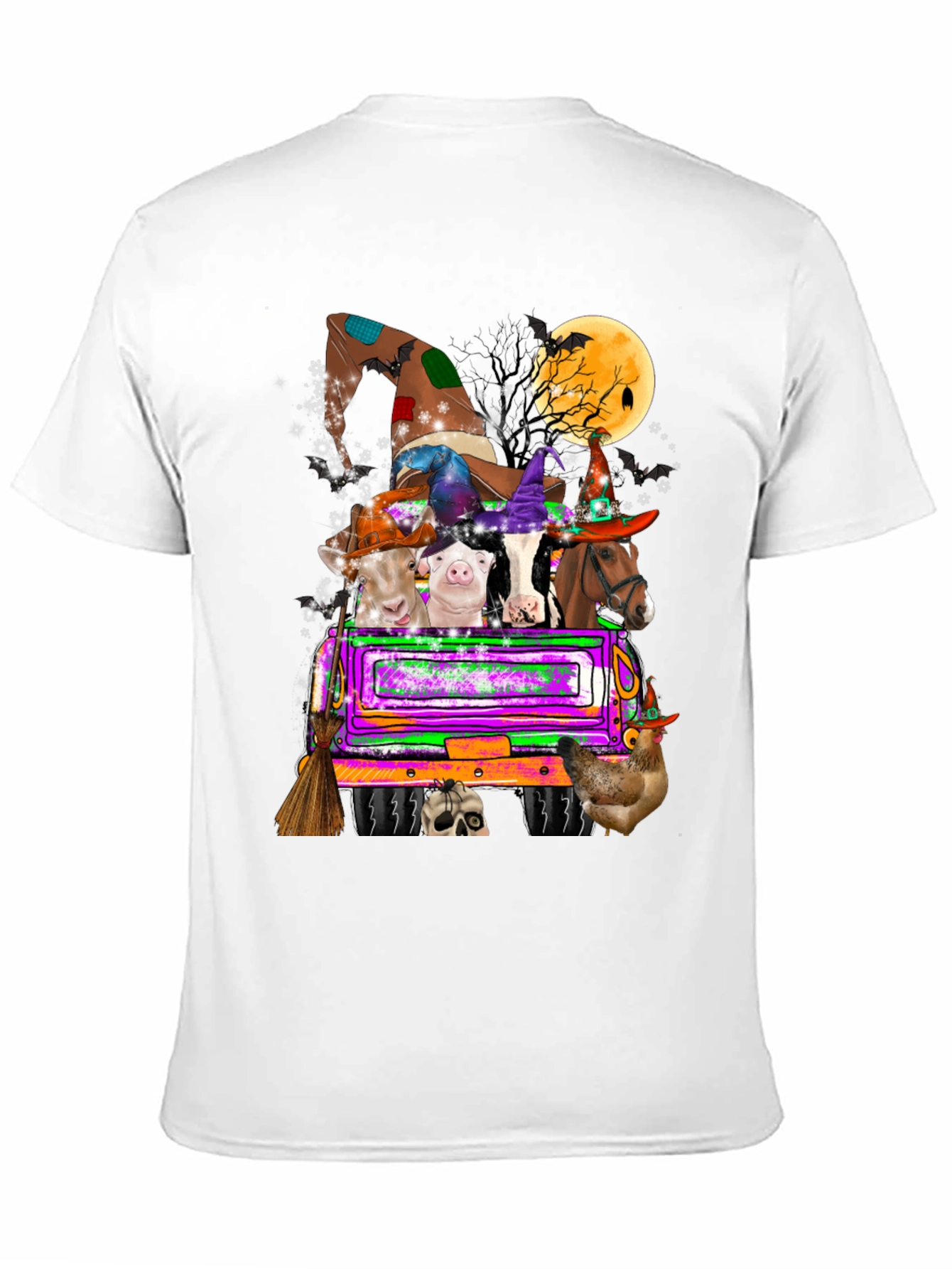Halloween Animals Truck T-Shirt