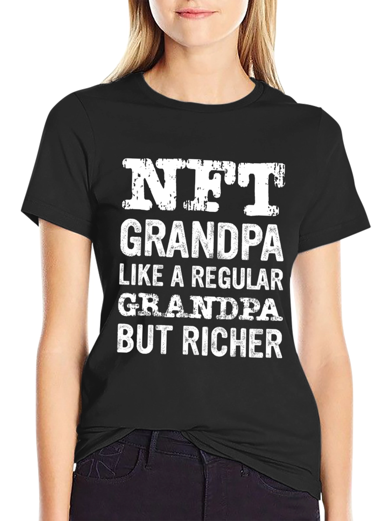 NFT Grandpa Graphic T-Shirt