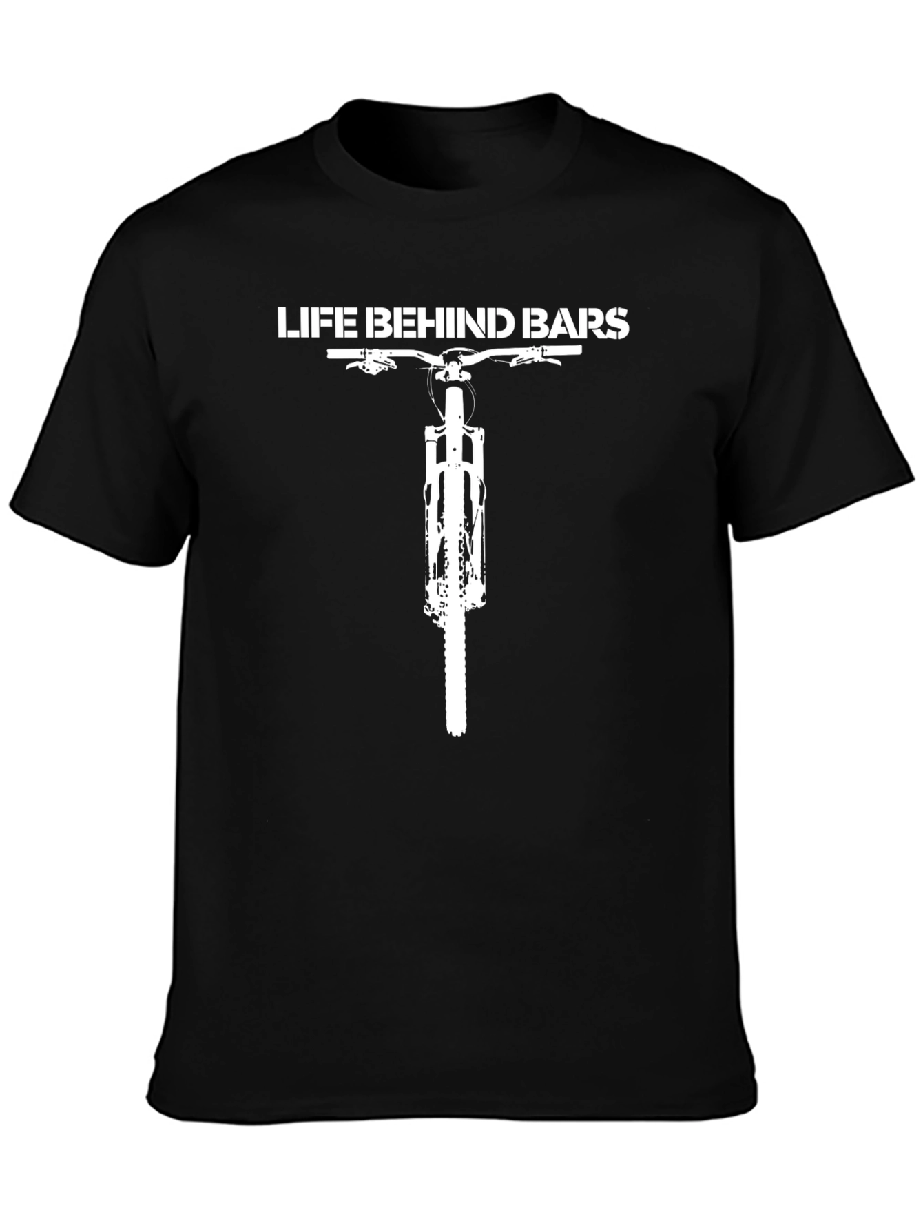 Life Behind Bars Biker T-Shirt - Black