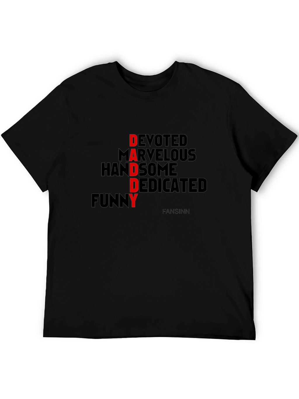 Daddy Devoted Graphic Tee - Black Cotton T-Shirt