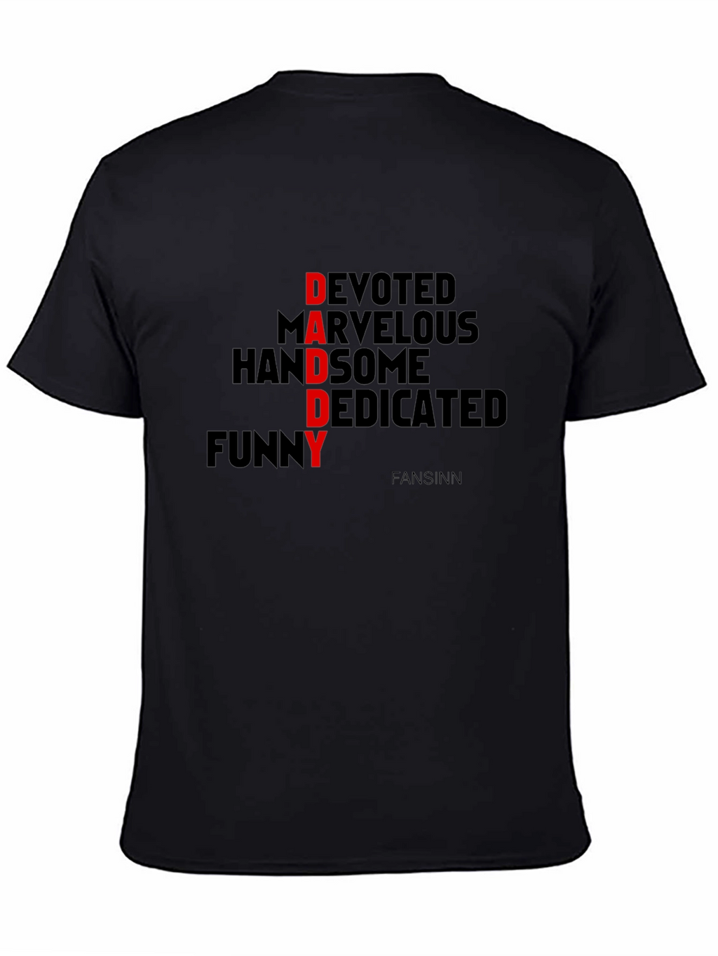 Daddy Devoted Graphic Tee - Black Cotton T-Shirt