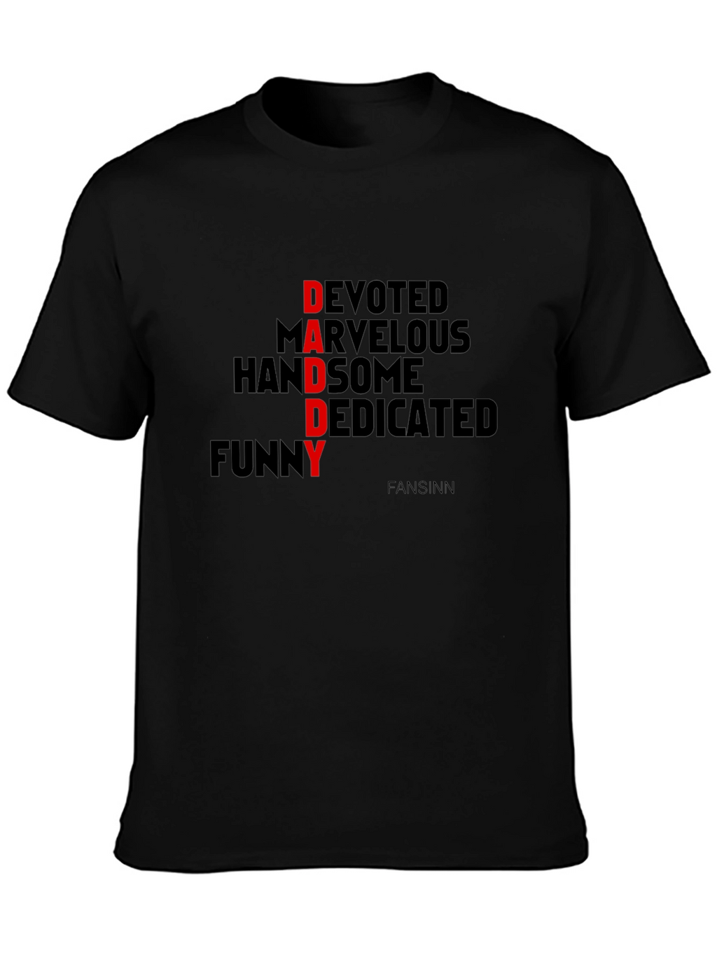 Daddy Devoted Graphic Tee - Black Cotton T-Shirt