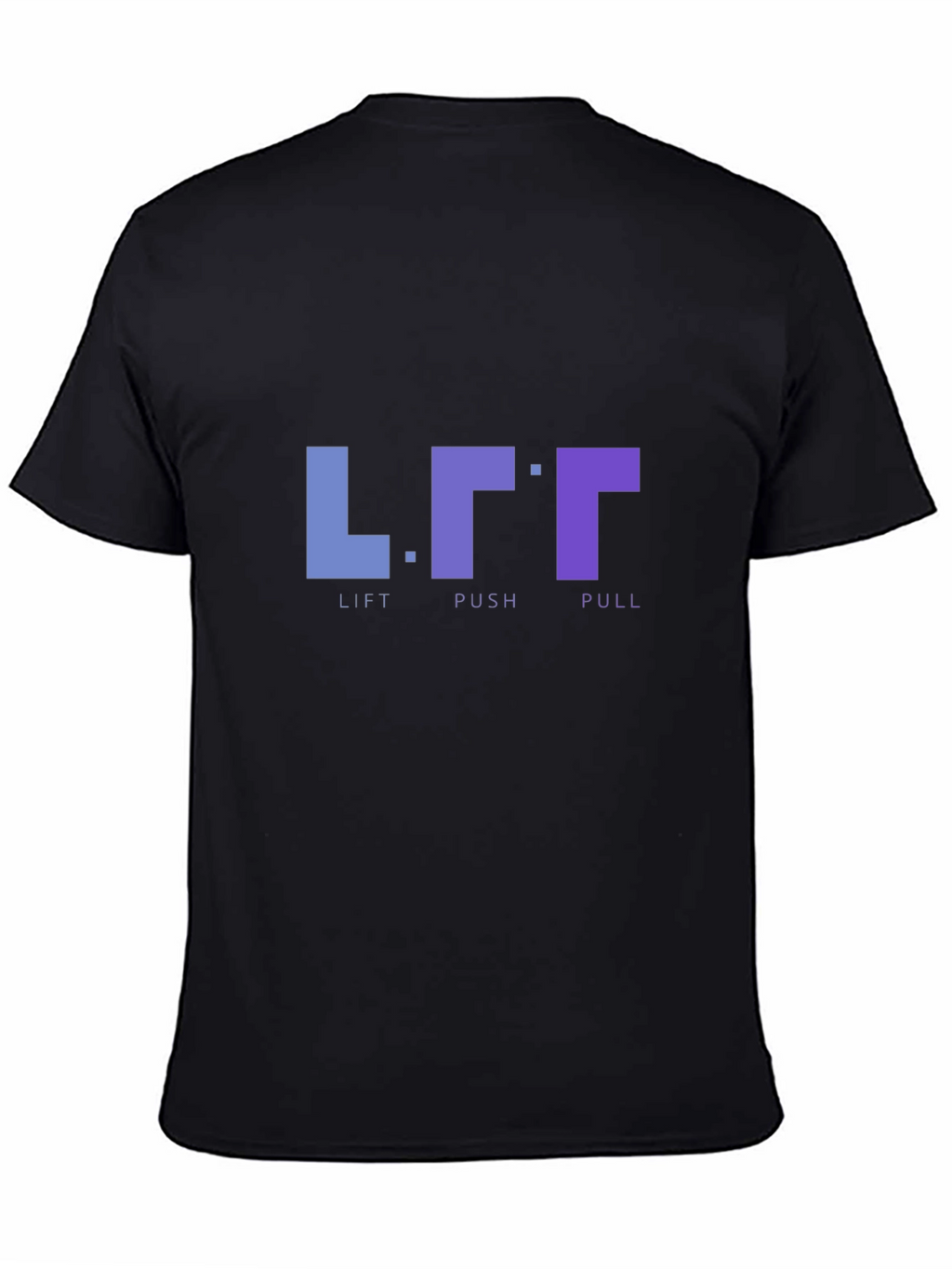Lift Push Pull Black Graphic T-Shirt