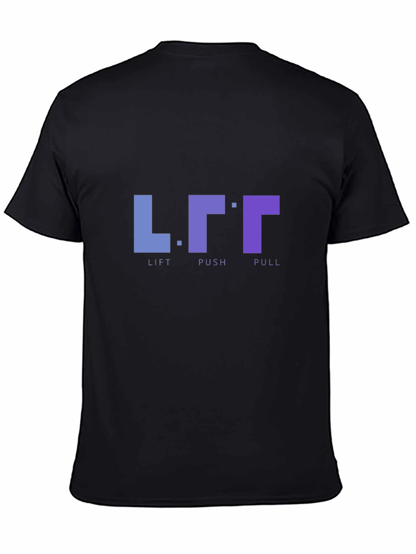 Lift Push Pull Black Graphic T-Shirt
