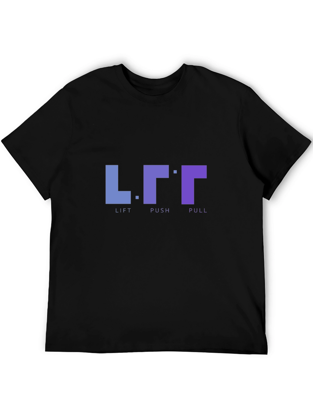 Lift Push Pull Black Graphic T-Shirt
