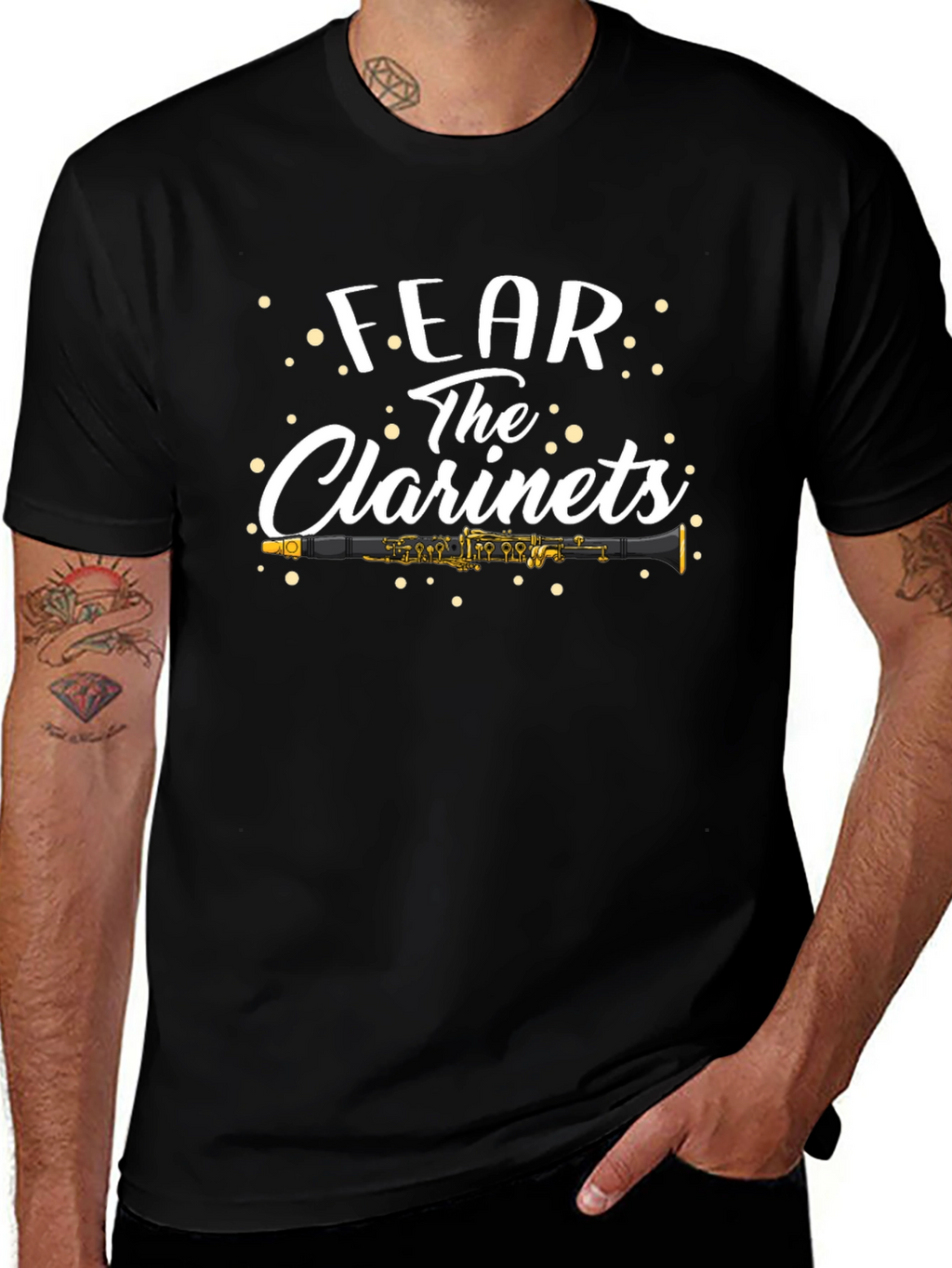 Fear the Clarinets T-Shirt - Musician Humor Tee