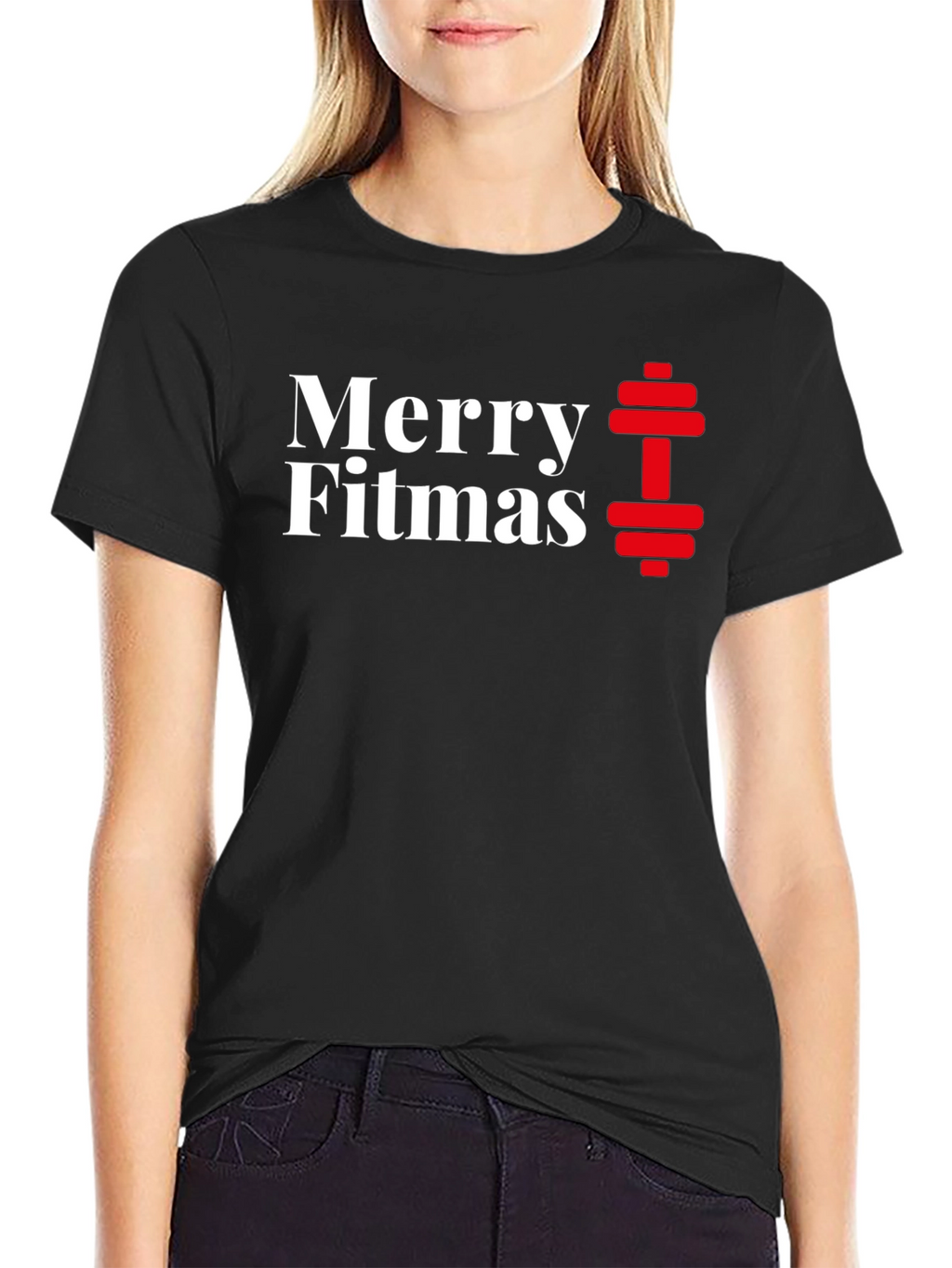 Merry Fitmas Workout T-Shirt - Holiday Gym Apparel