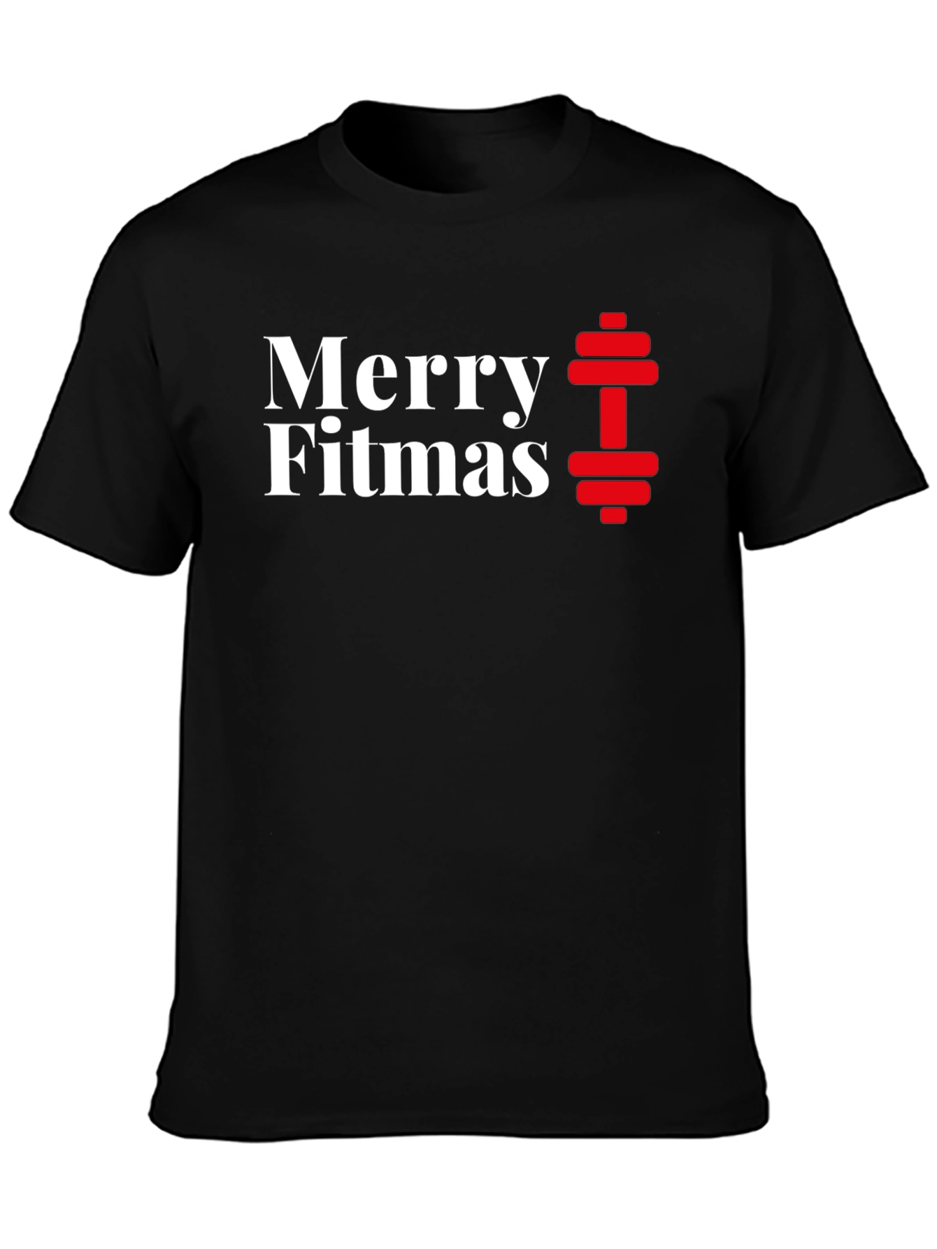 Merry Fitmas Workout T-Shirt - Holiday Gym Apparel