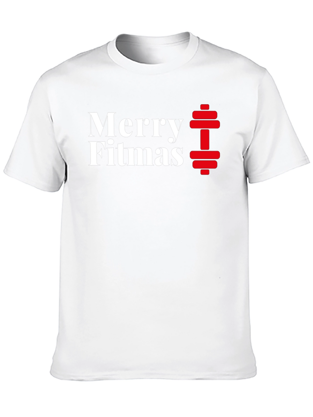 Merry Fitmas Workout T-Shirt - Holiday Gym Apparel
