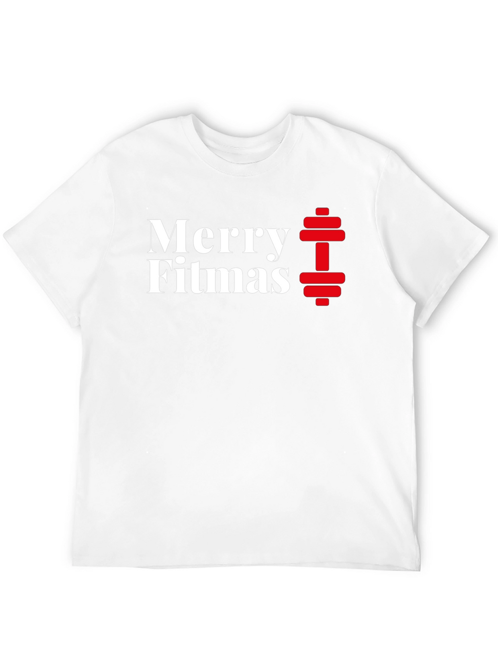 Merry Fitmas Workout T-Shirt - Holiday Gym Apparel