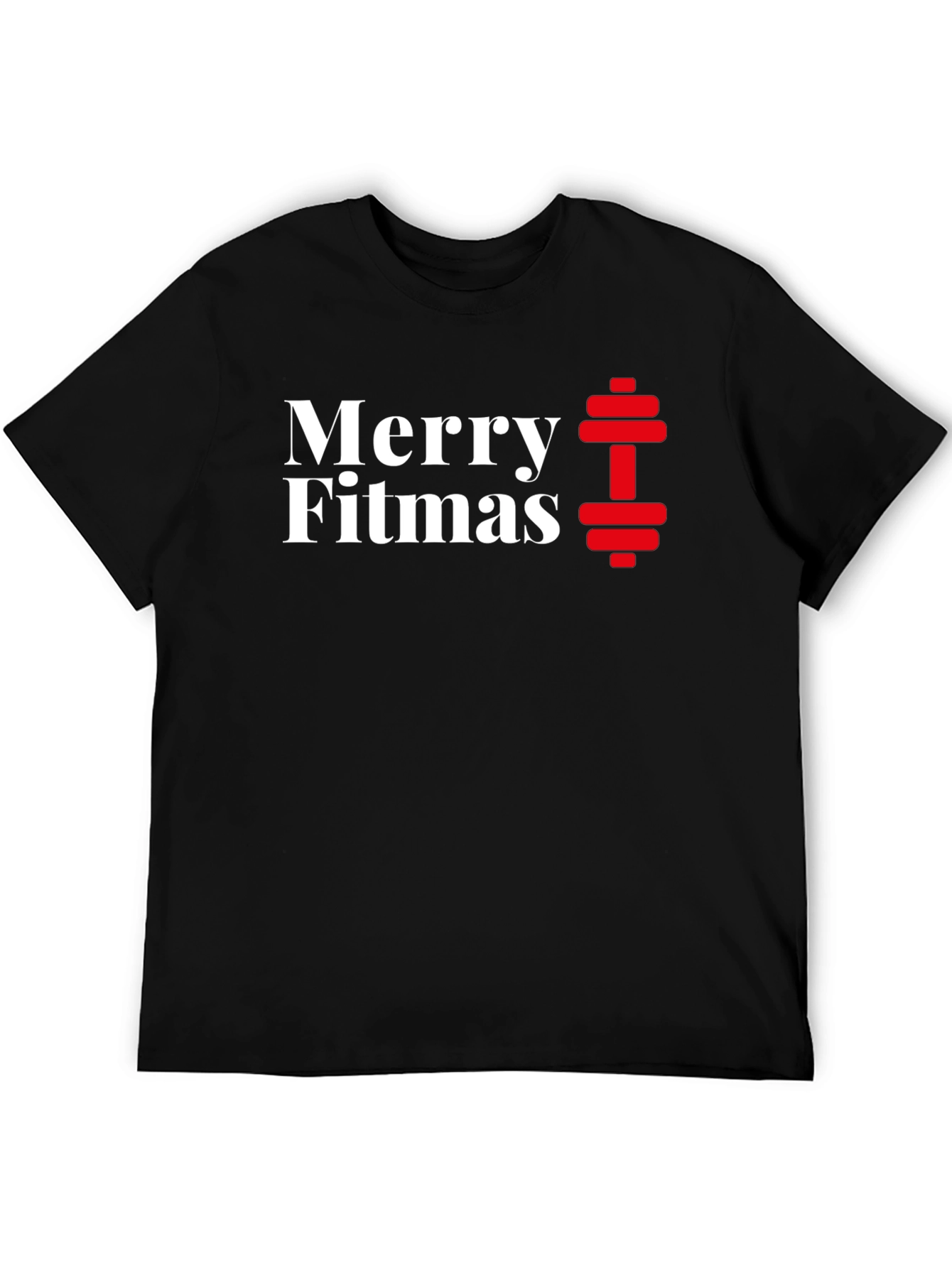 Merry Fitmas Workout T-Shirt - Holiday Gym Apparel