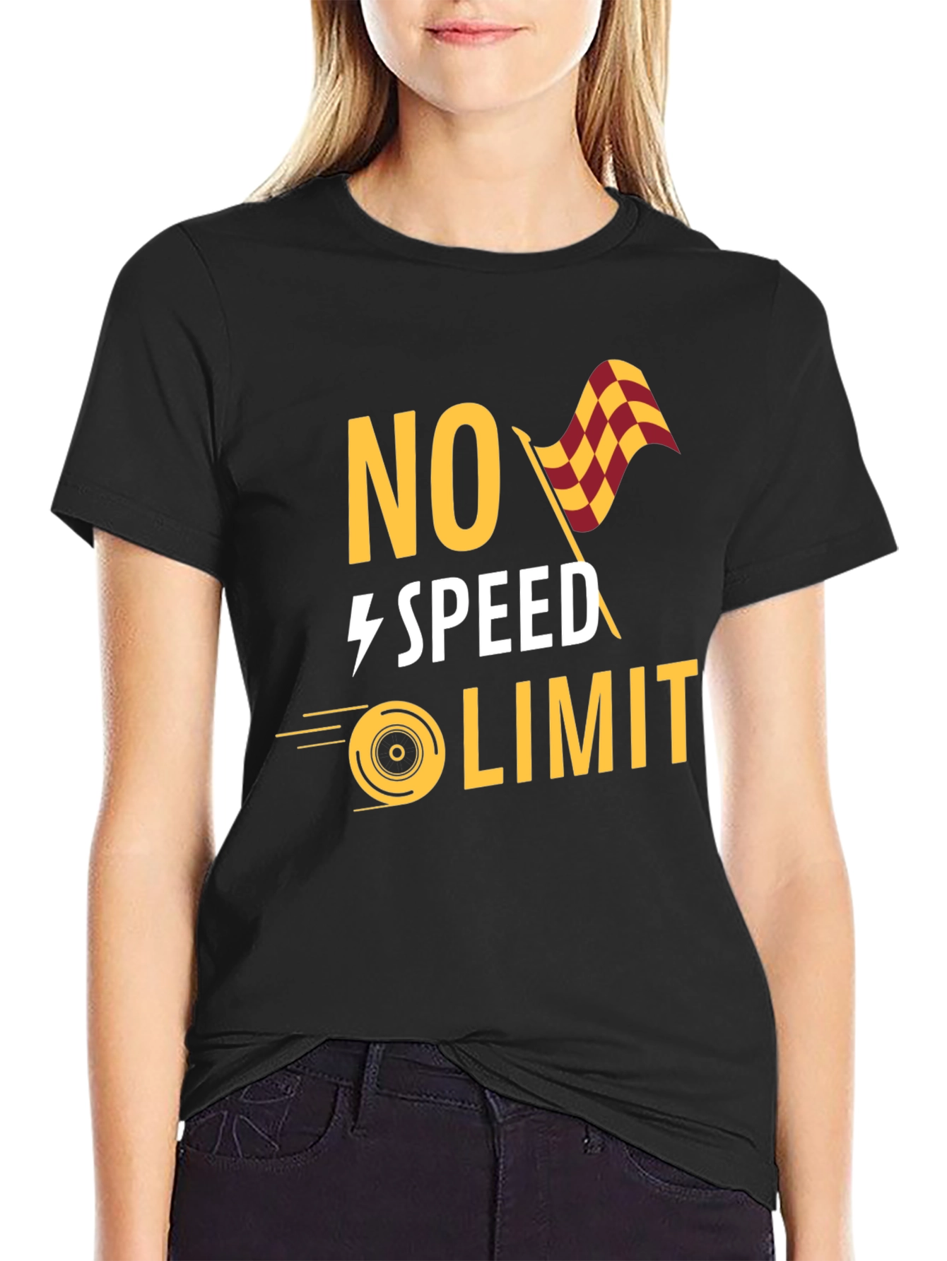 No Speed Limit Graphic Tee - Racing Style