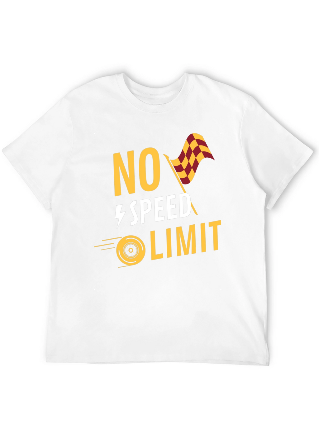 No Speed Limit Graphic Tee - Racing Style