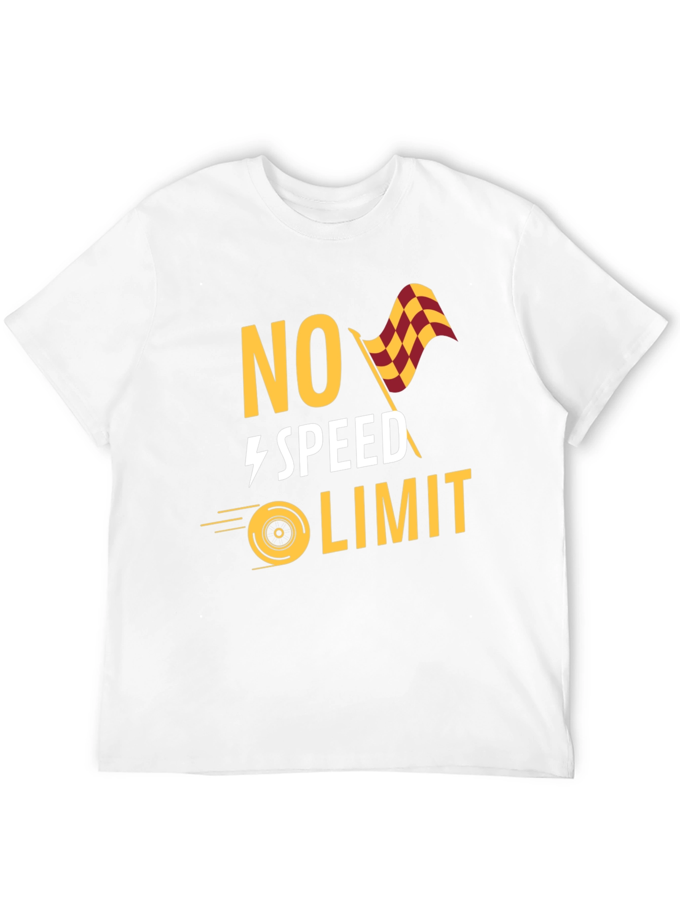 No Speed Limit Graphic Tee - Racing Style