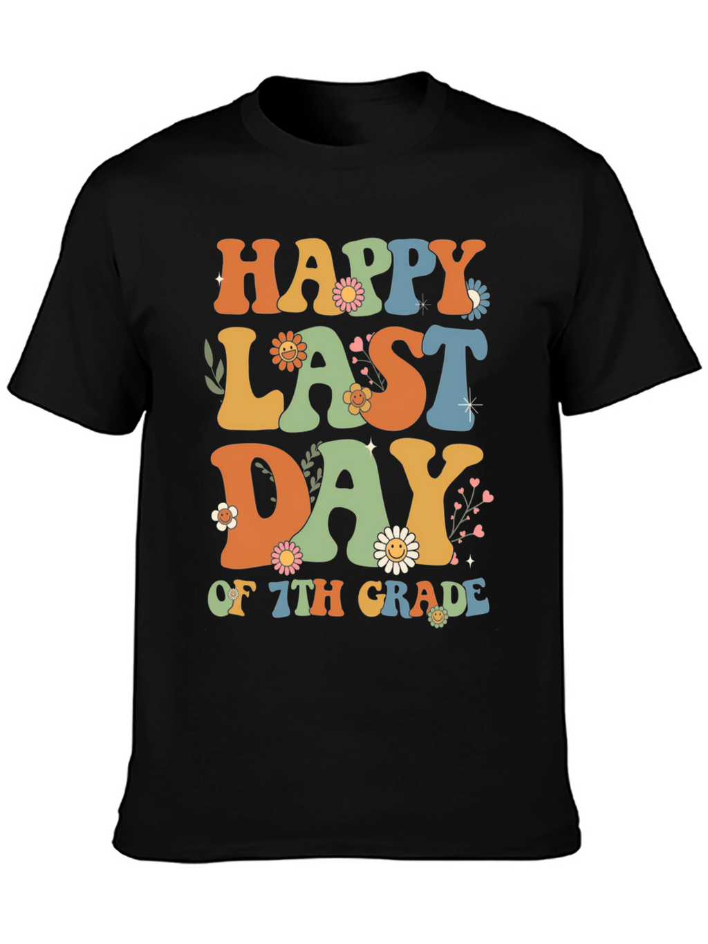 Happy Last Day of 7th Grade Graphic Tee