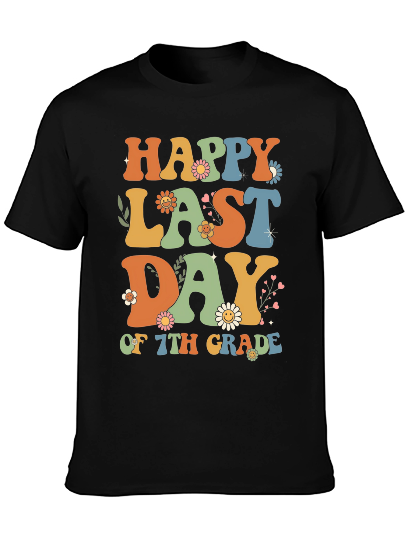 Happy Last Day of 7th Grade Graphic Tee