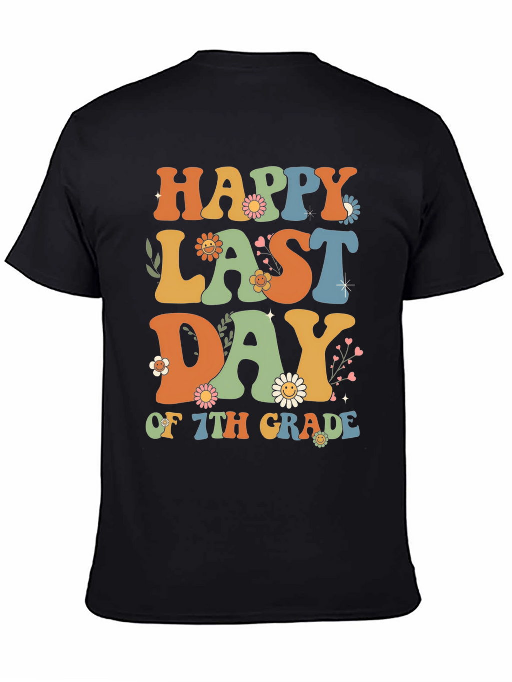 Happy Last Day of 7th Grade Graphic Tee