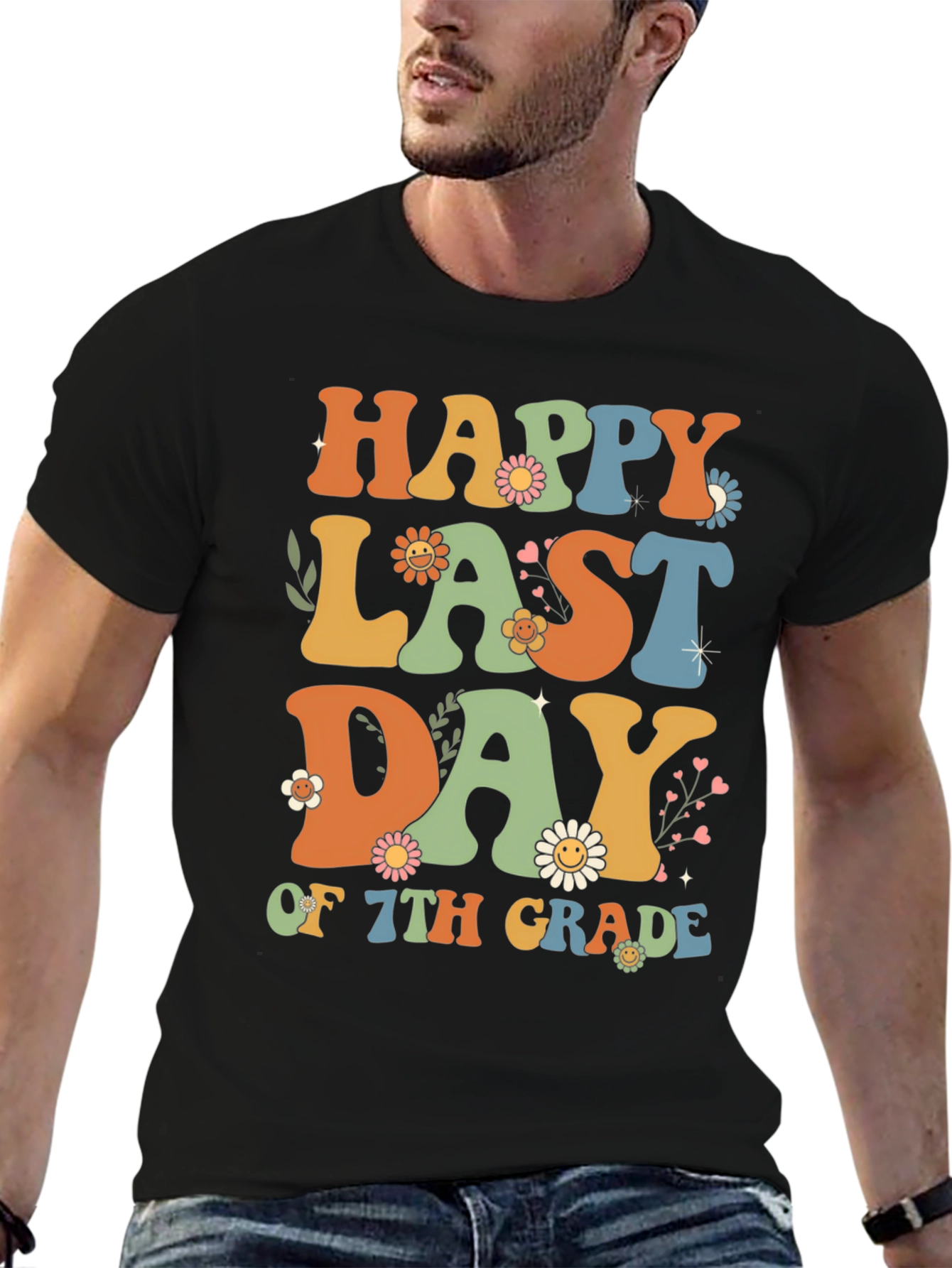 Happy Last Day of 7th Grade Graphic Tee