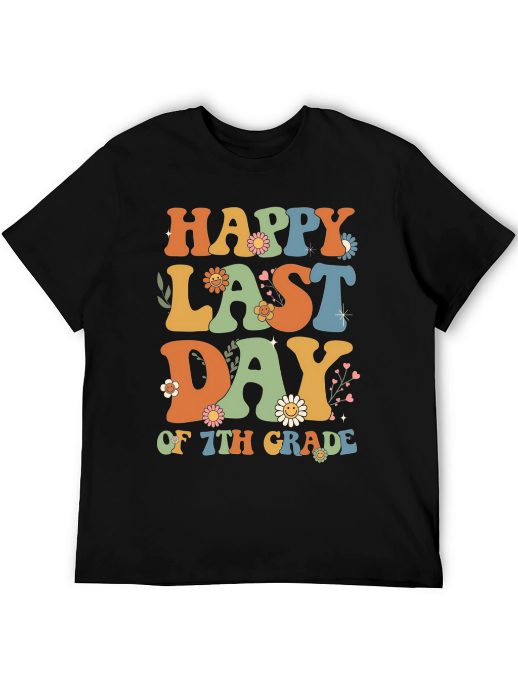 Happy Last Day of 7th Grade Graphic Tee