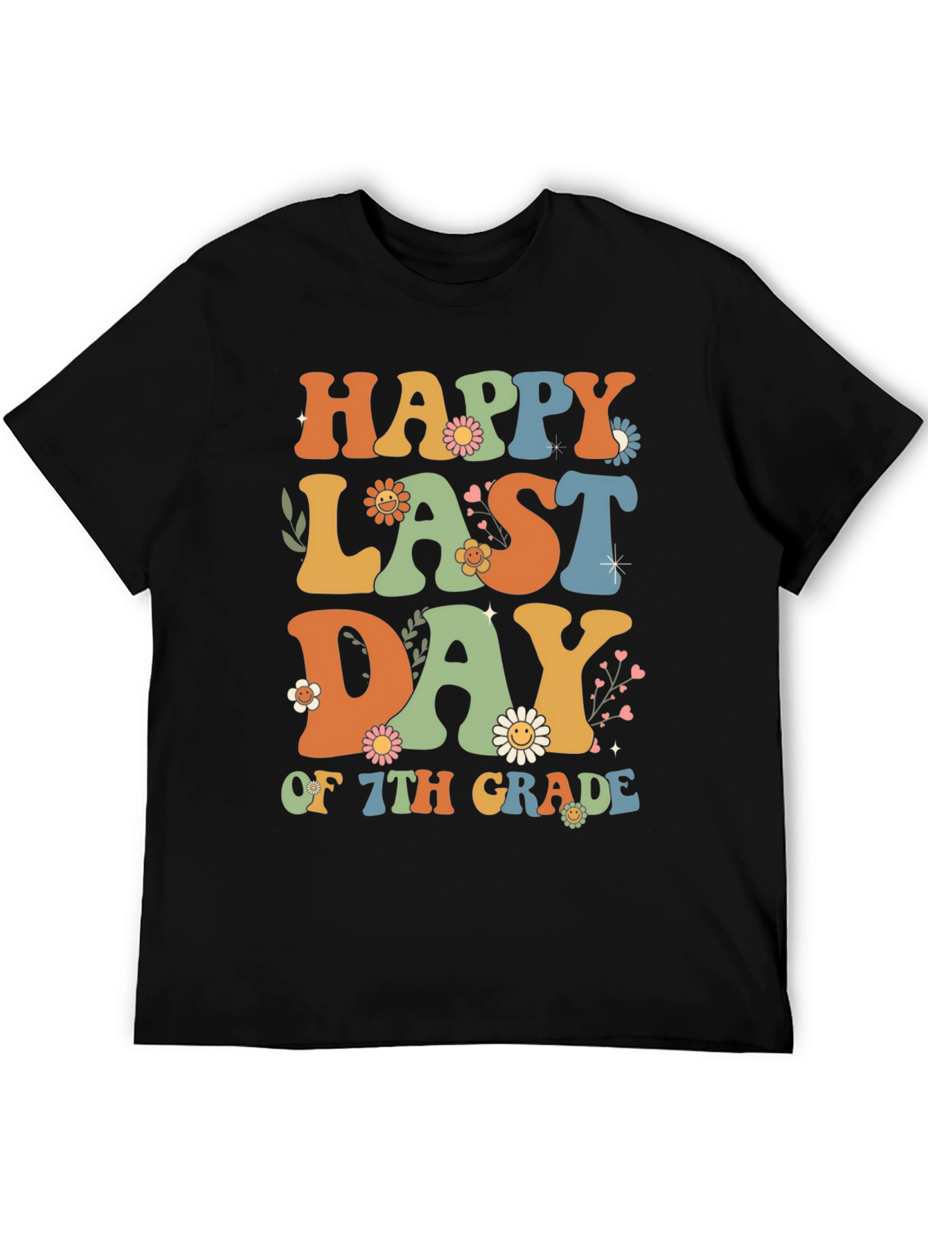 Happy Last Day of 7th Grade Graphic Tee